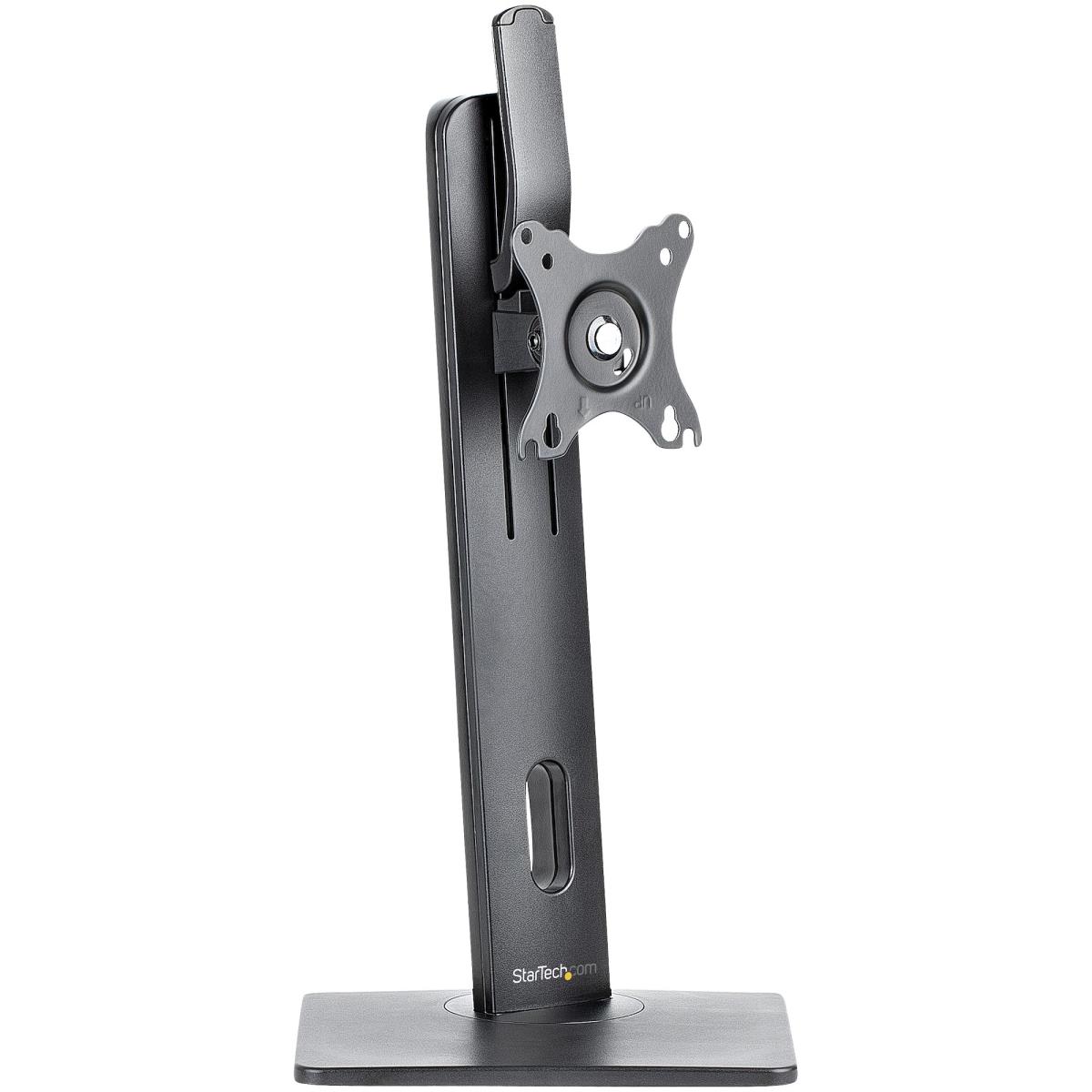 STARTECH.COM Free Standing Single Monitor Mount - Height Adjustable Monitor Stand