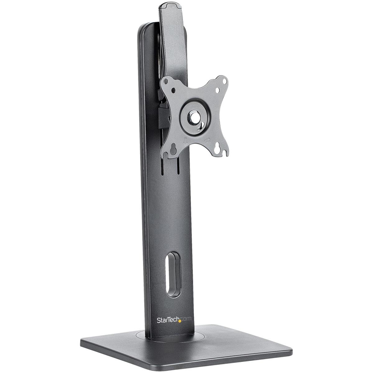 STARTECH.COM Free Standing Single Monitor Mount - Height Adjustable Monitor Stand