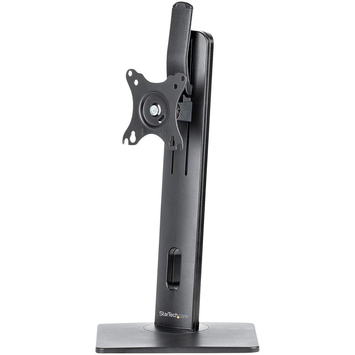 STARTECH.COM Free Standing Single Monitor Mount - Height Adjustable Monitor Stand
