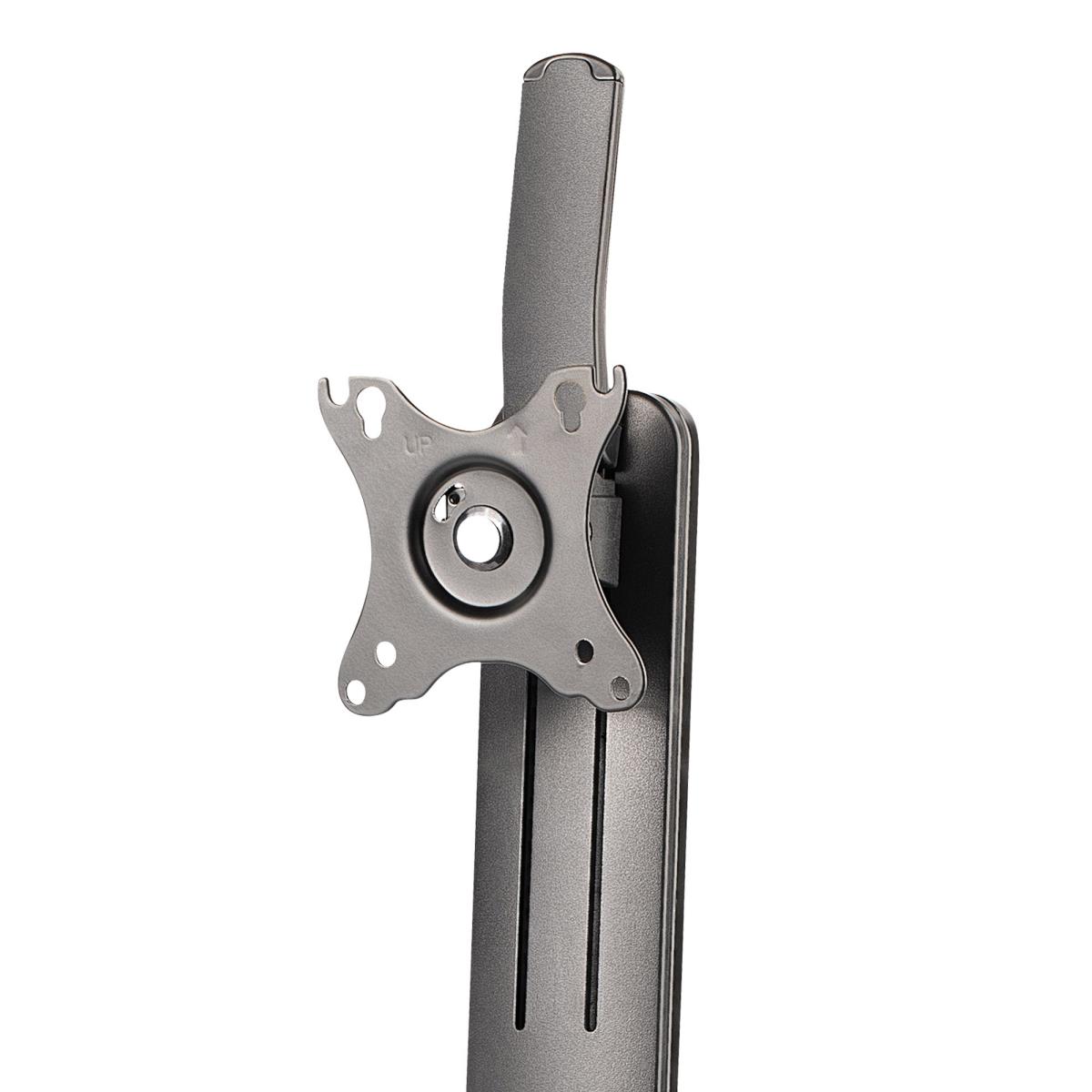 STARTECH.COM Free Standing Single Monitor Mount - Height Adjustable Monitor Stand