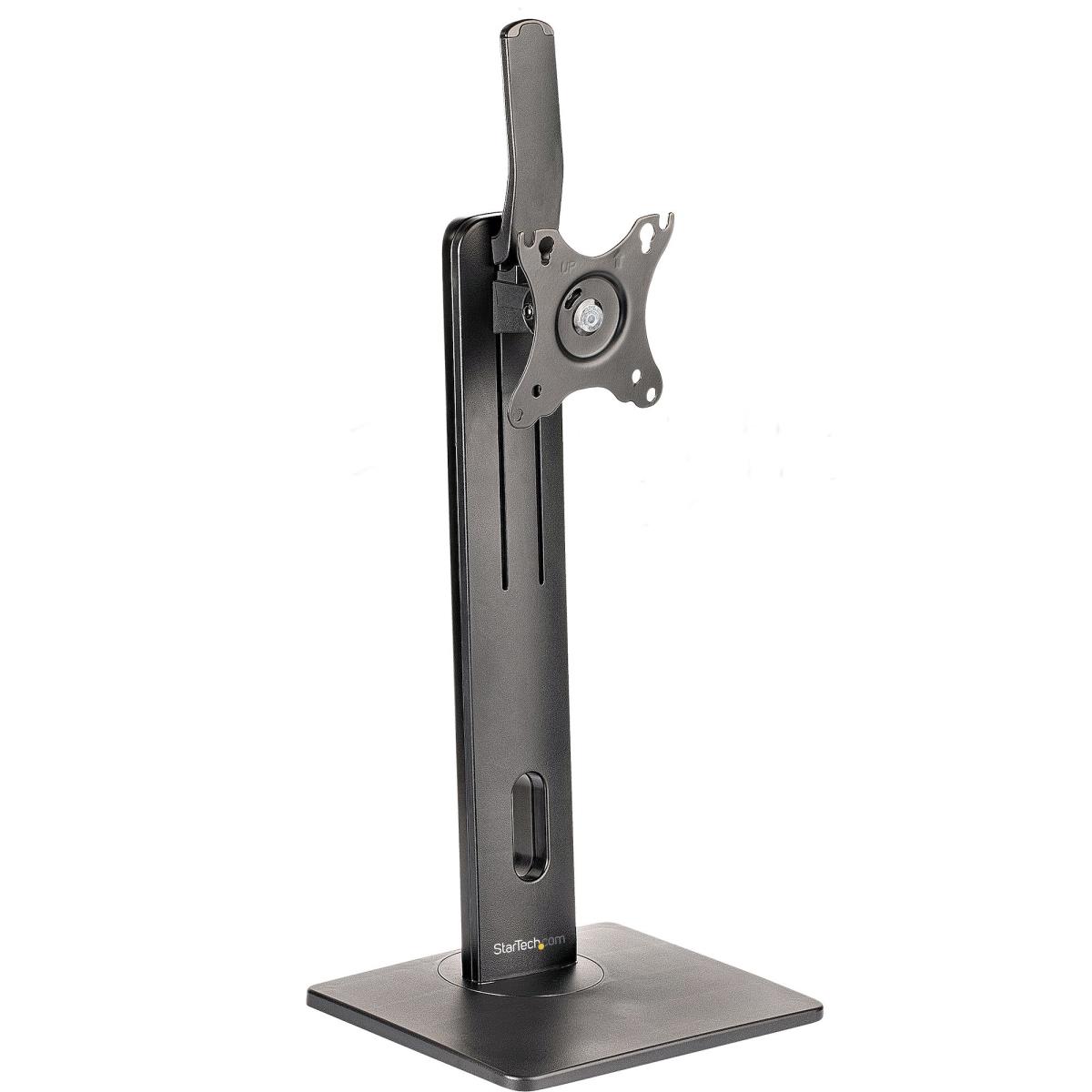 STARTECH.COM Free Standing Single Monitor Mount - Height Adjustable Monitor Stand
