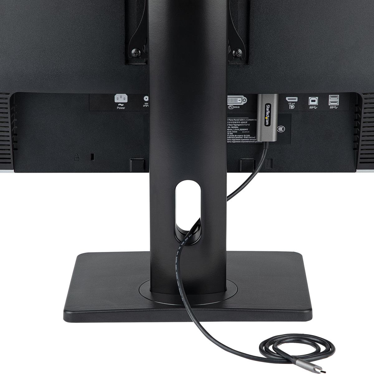 STARTECH.COM Free Standing Single Monitor Mount - Height Adjustable Monitor Stand