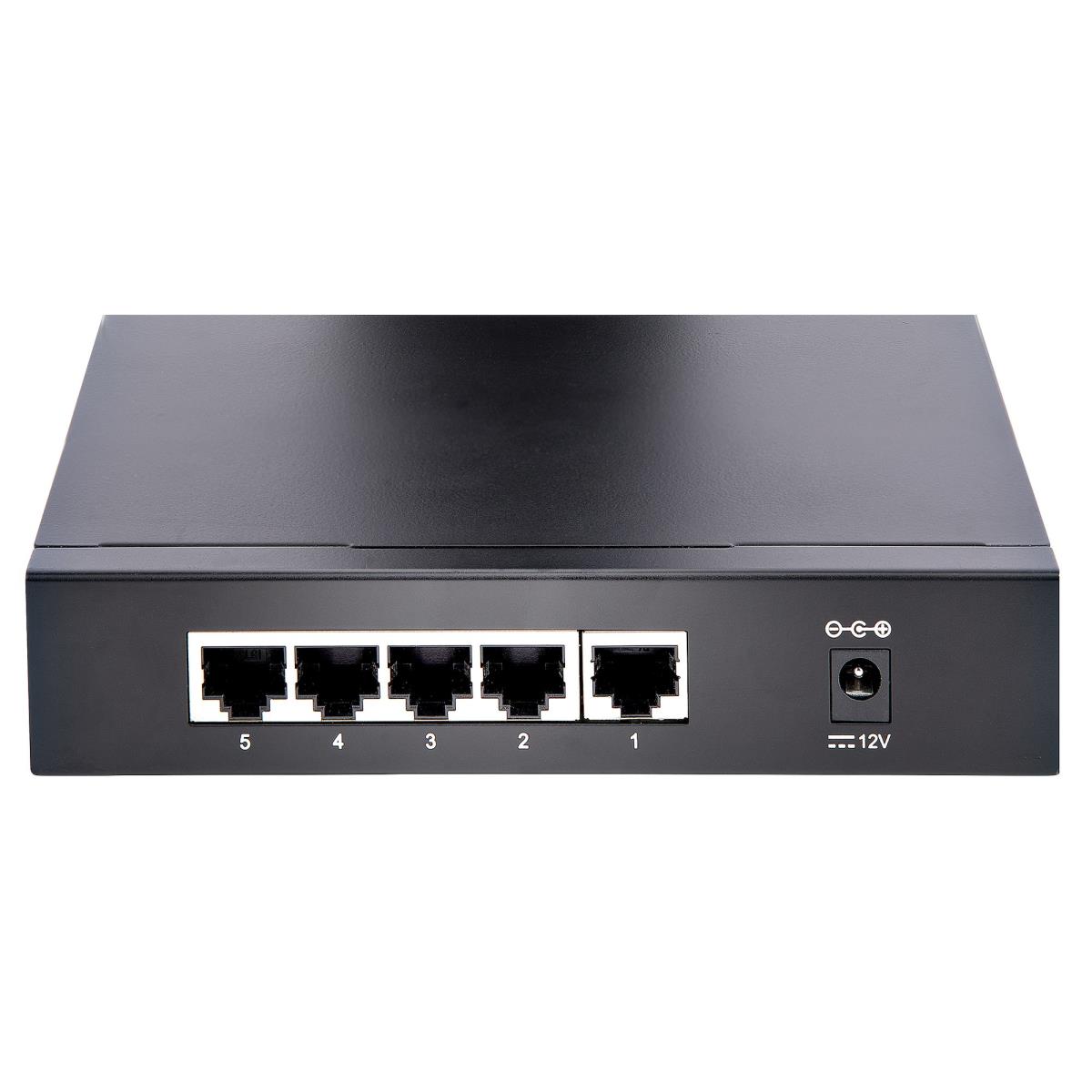 STARTECH.COM Unmanaged 2.5g Switch 5 Port - 10/100/1000mbps Devices - All-metal - Auto-mdix - 9k Jumbo
