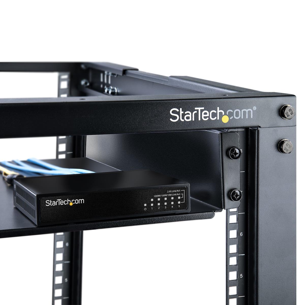 STARTECH.COM Unmanaged 2.5g Switch 5 Port - 10/100/1000mbps Devices - All-metal - Auto-mdix - 9k Jumbo
