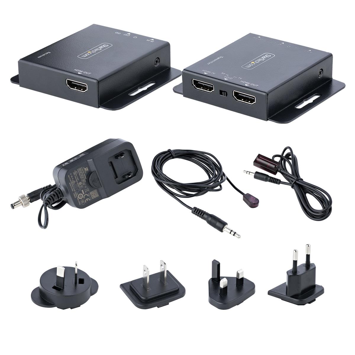 STARTECH.COM Hdmi Video Extender Over CAT6 Ethernet Poc Hdmi Transmitter And Receiver Kit