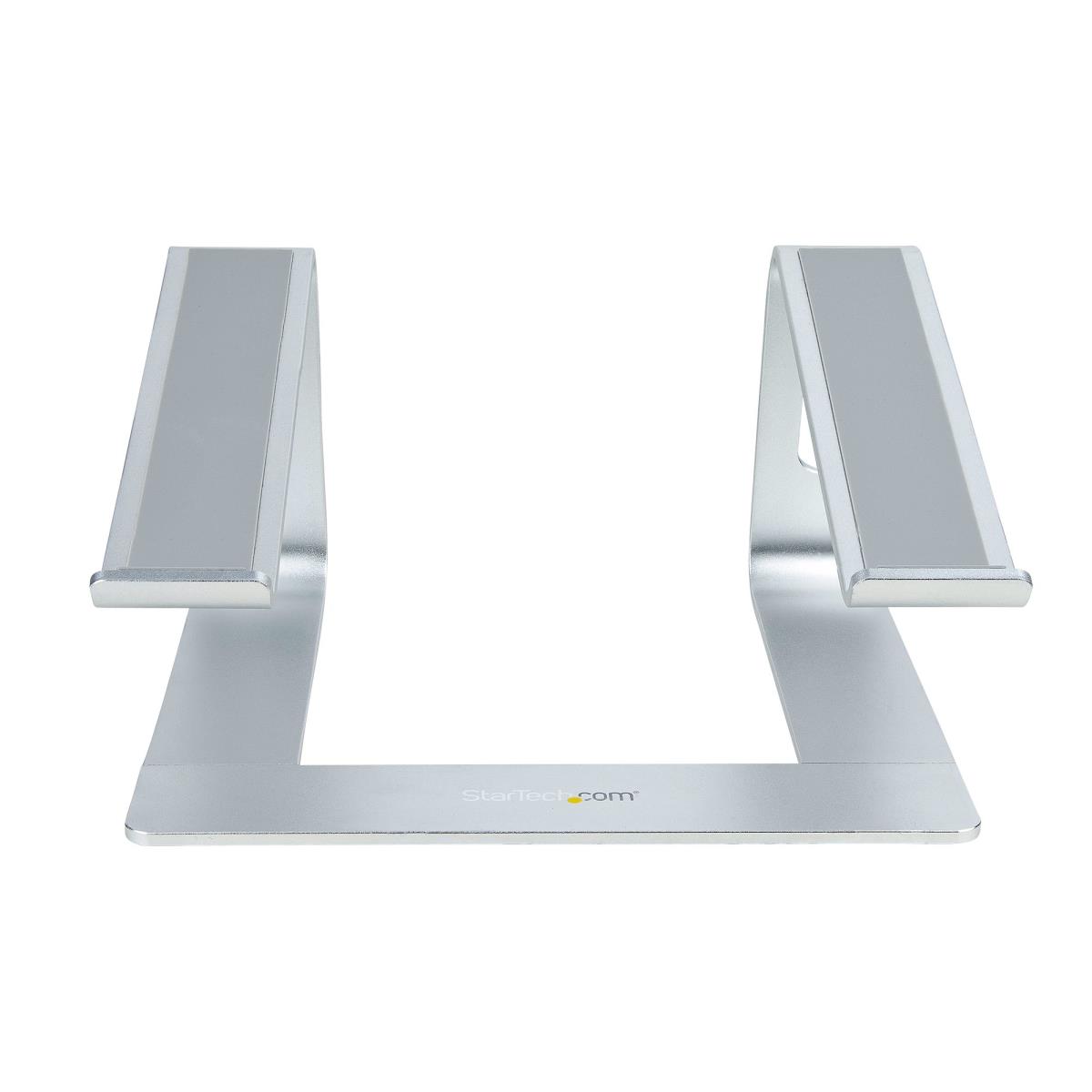 STARTECH.COM Laptop Stand For Desk, Supports 5kg/11lb, Aluminum, Silver