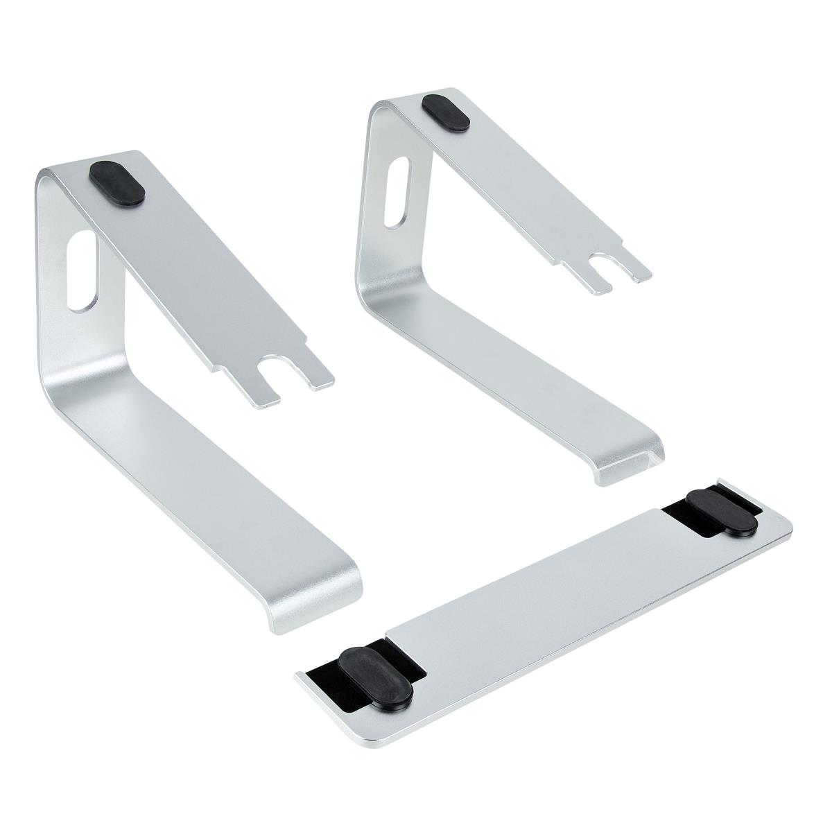 STARTECH.COM Laptop Stand For Desk, Supports 5kg/11lb, Aluminum, Silver