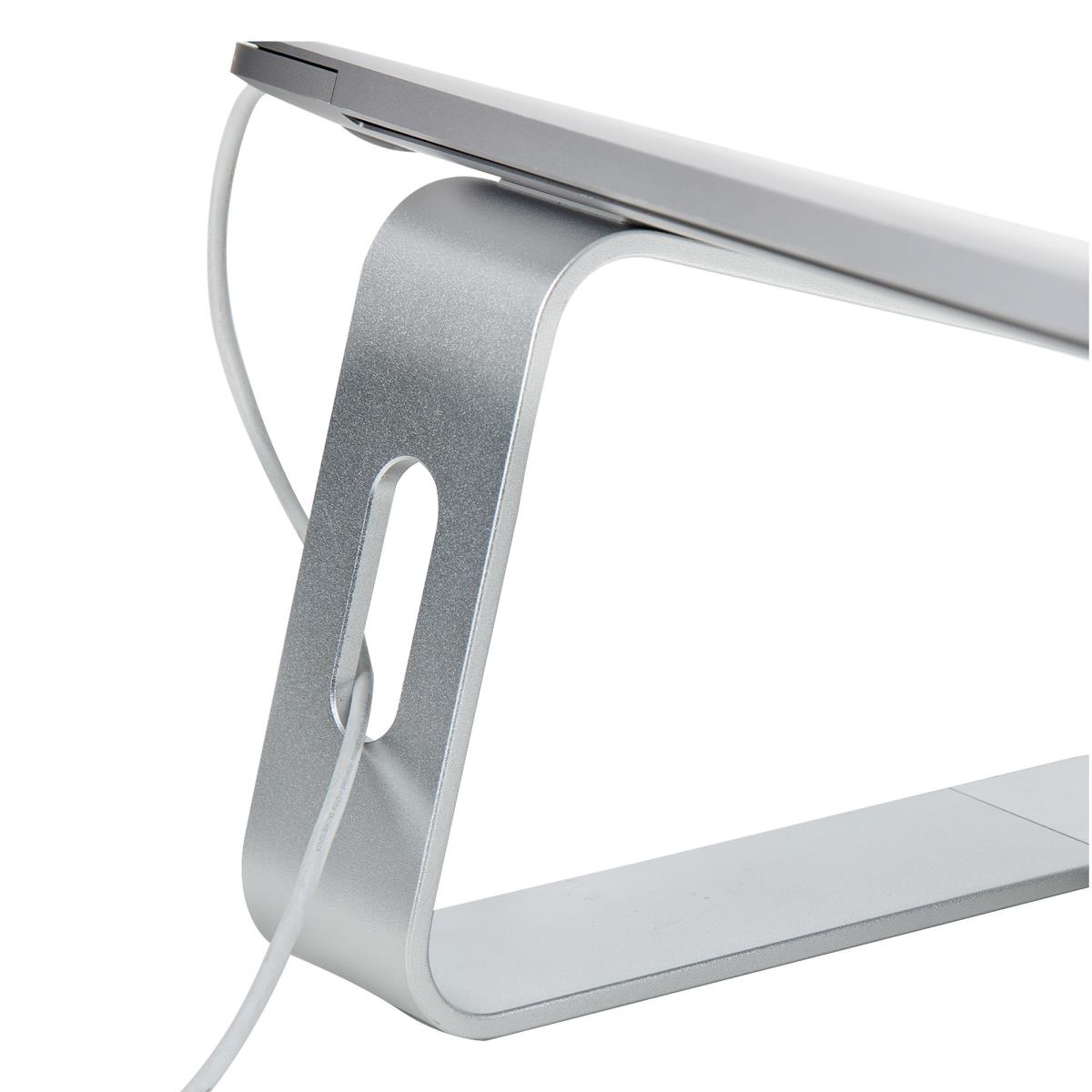 STARTECH.COM Laptop Stand For Desk, Supports 5kg/11lb, Aluminum, Silver