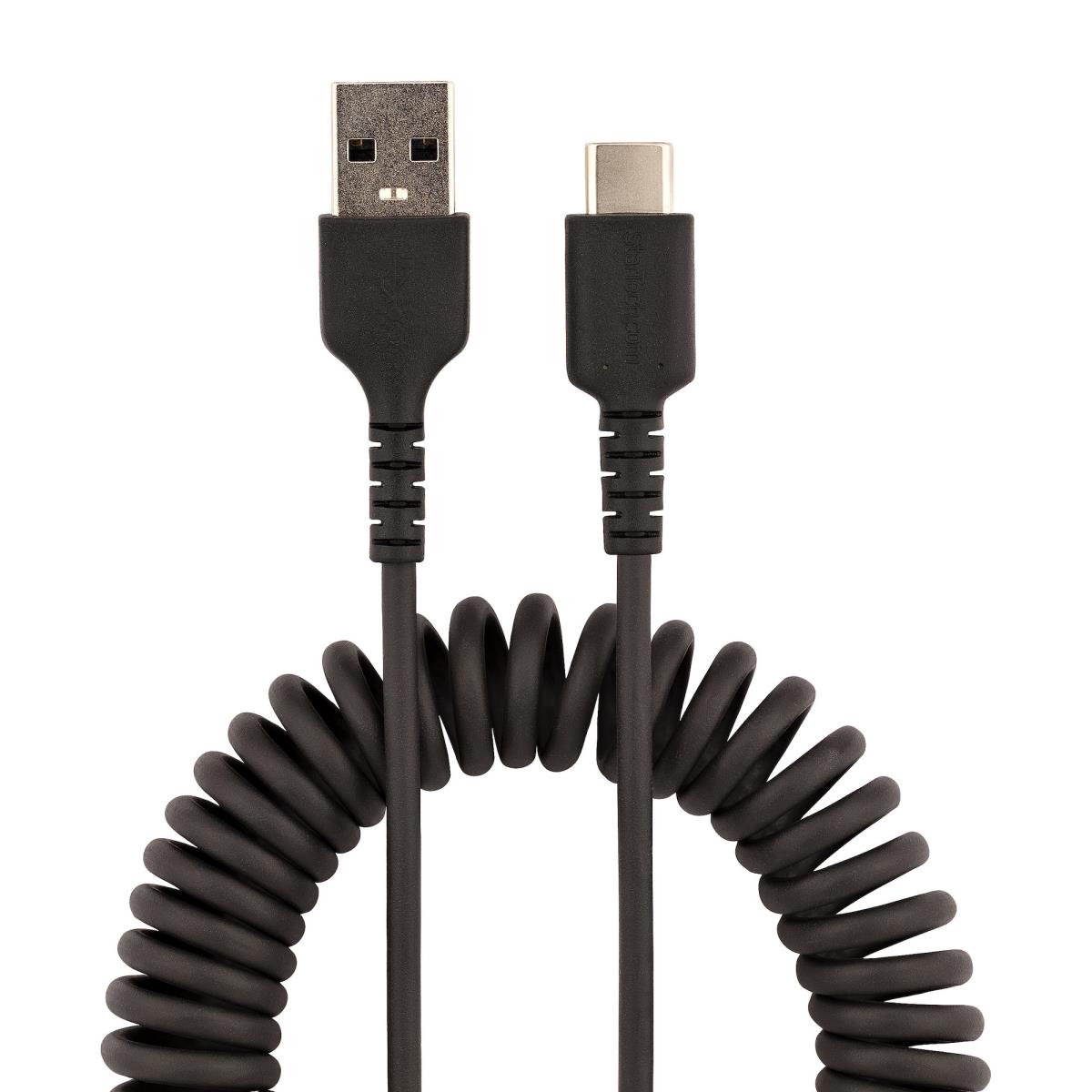 STARTECH.COM USB A To C Charging Cable Coiled M/m 50cm