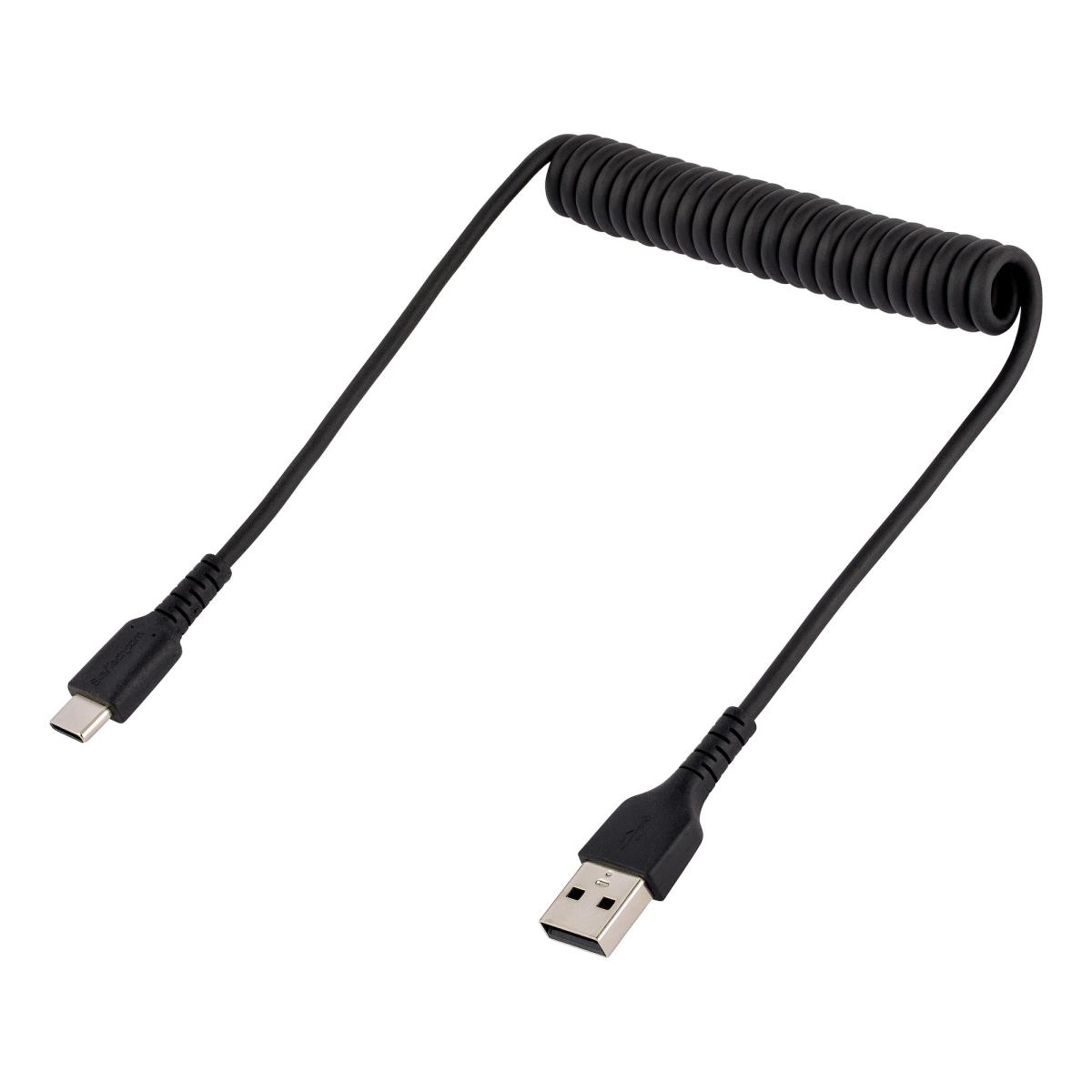 STARTECH.COM USB A To C Charging Cable Coiled M/m 50cm