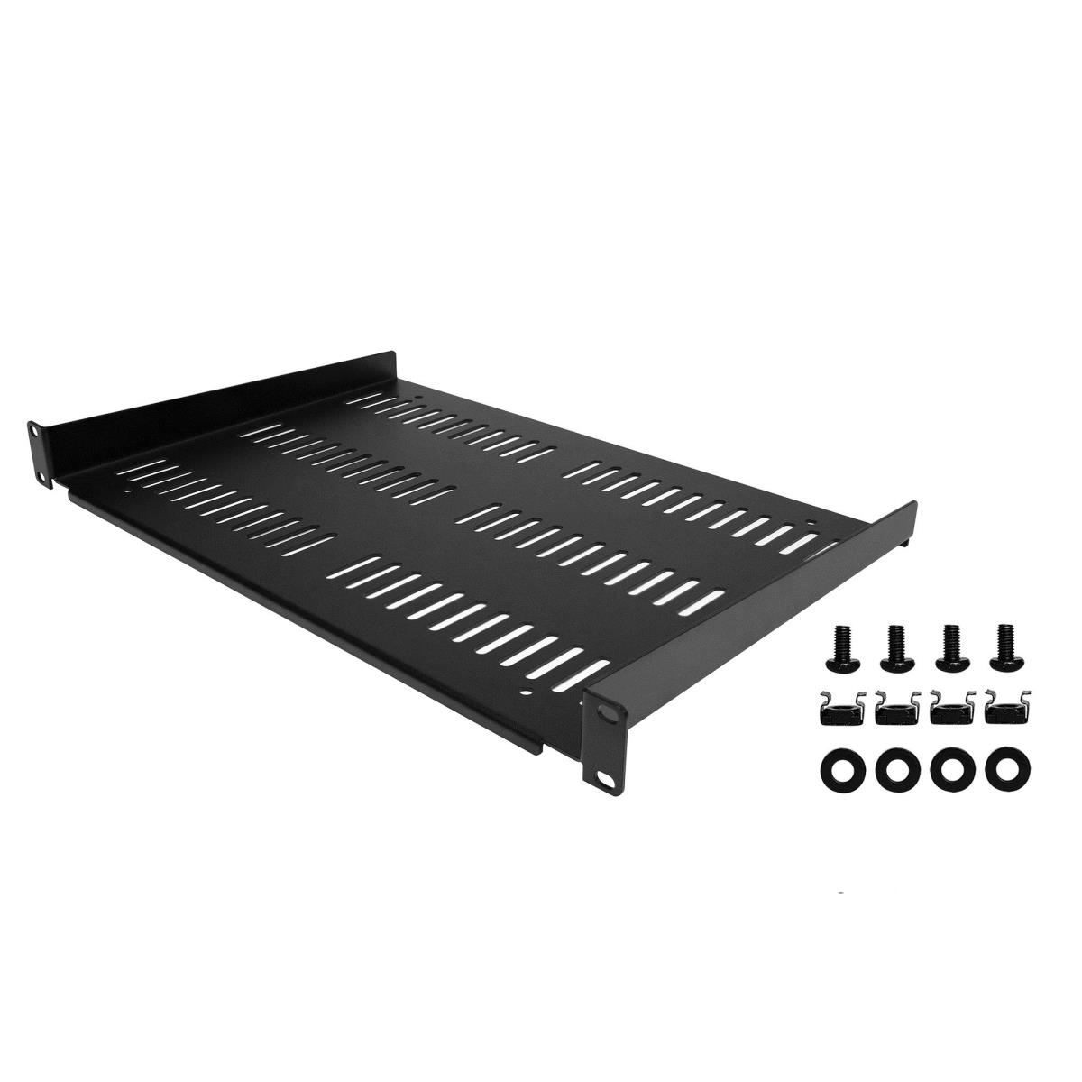 STARTECH.COM Vented Server Rack Cabinet Shelf 1u 12in