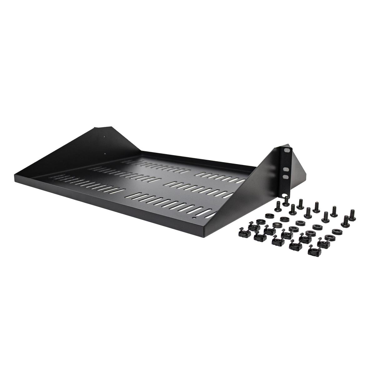 STARTECH.COM Vented Server Rack Cabinet Shelf 2u 35cm