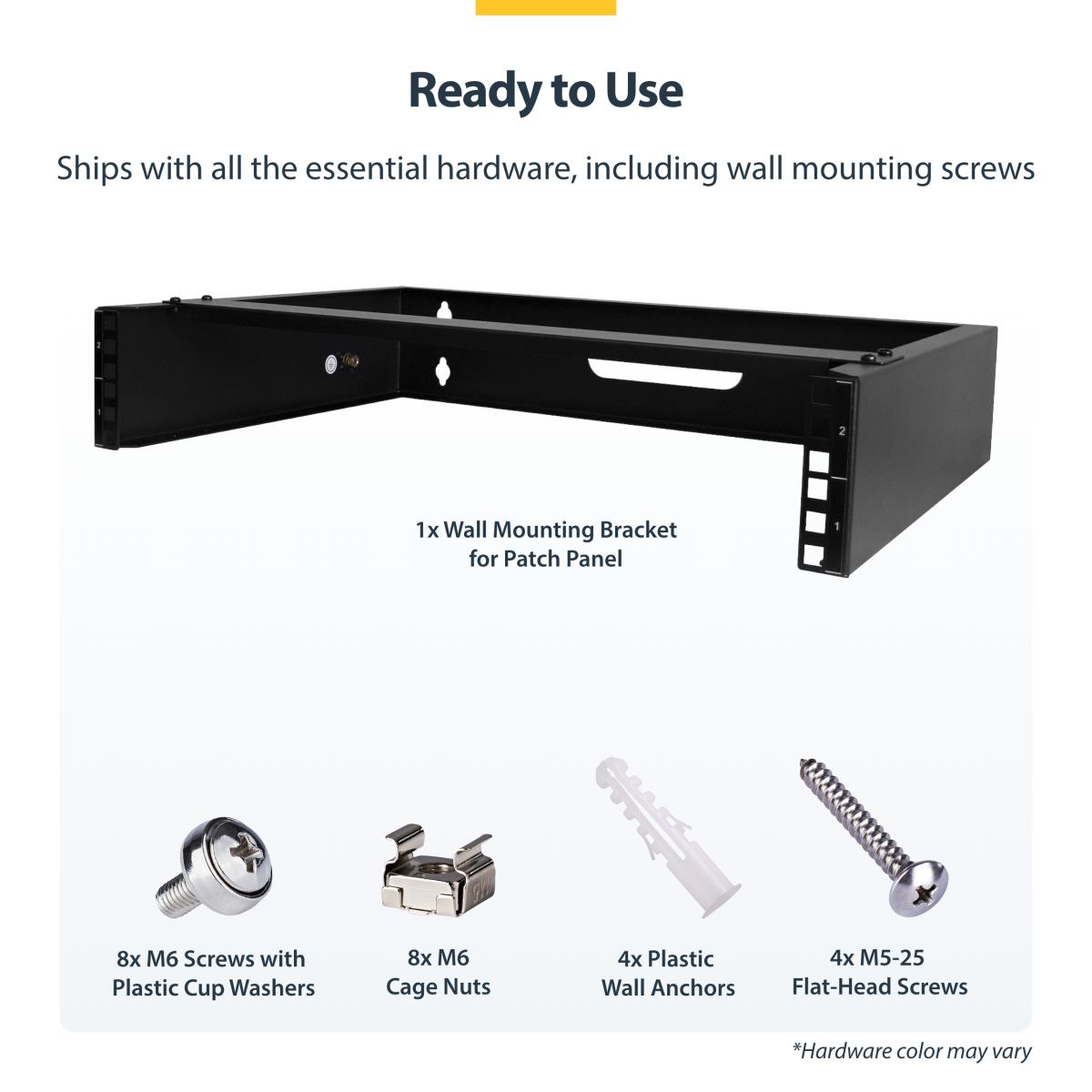 STARTECH.COM Wall Mount Rack 2u , 14 Deep For 19 Wide Patch Panel/switch