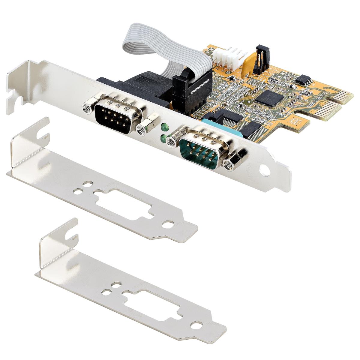 STARTECH.COM Pci-e 2-port Rs232 Serial Card