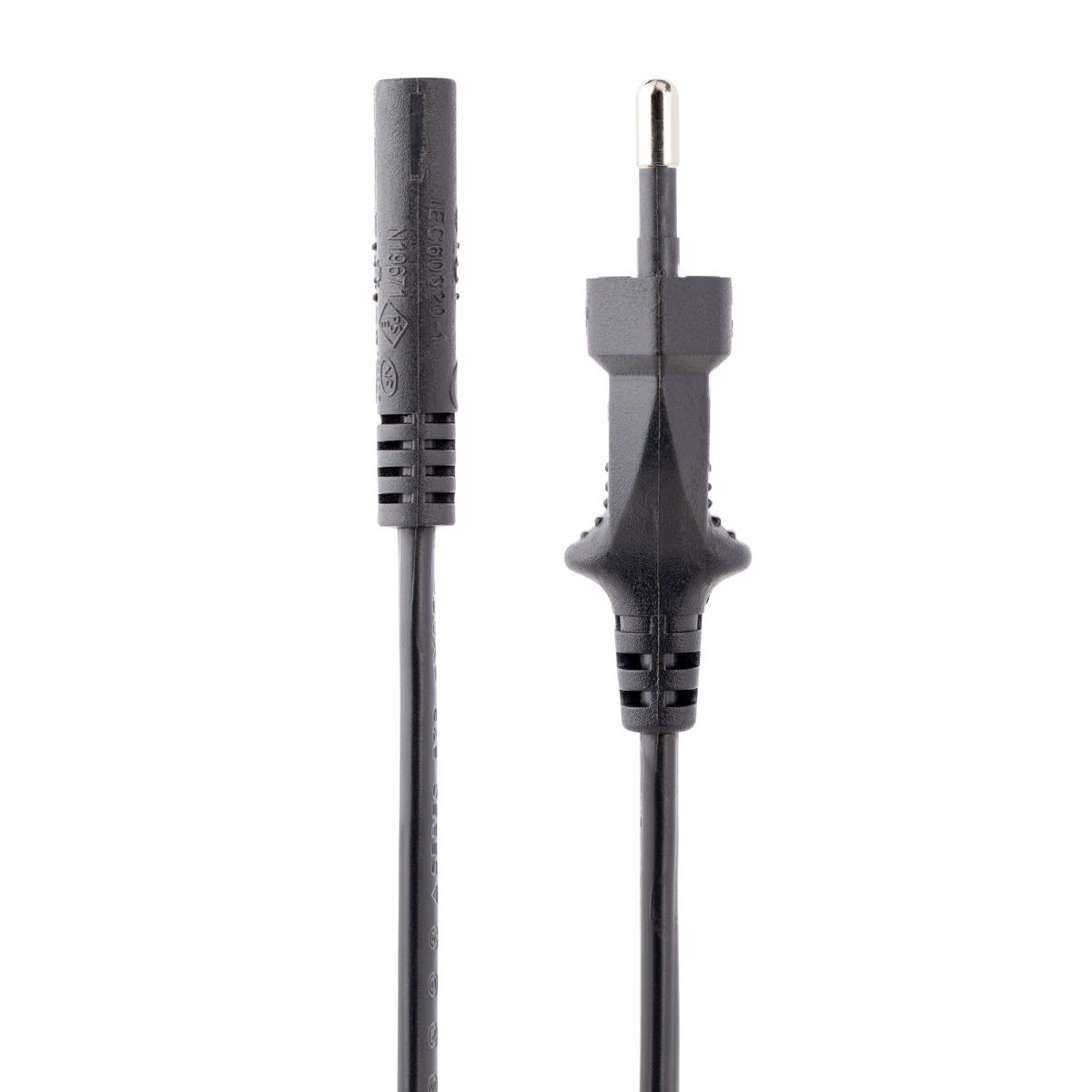 STARTECH.COM Laptop Power Cord - Plug To C7 - 18awg 2m