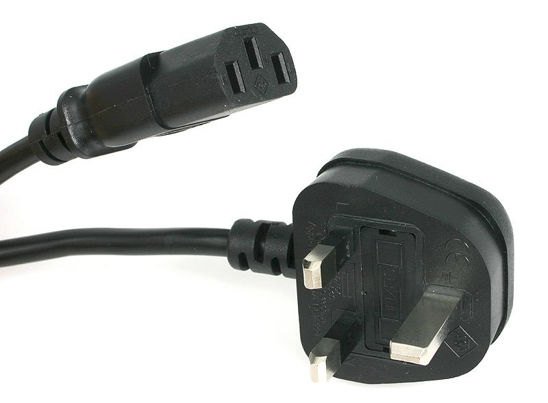 STARTECH.COM Uk Computer Power Cable - Bs 1363 To C13 18awg 1m