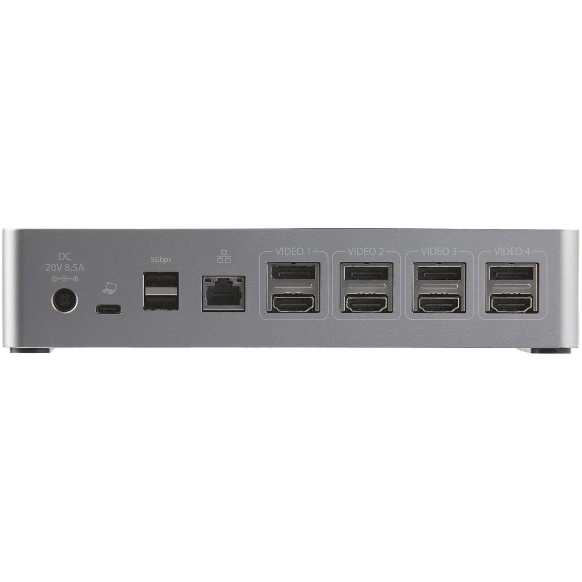 STARTECH.COM Docking Stations - Universal USB-c Dock Quad Video Quad 4k 60hz Dp Or Hdmi 100w Pd