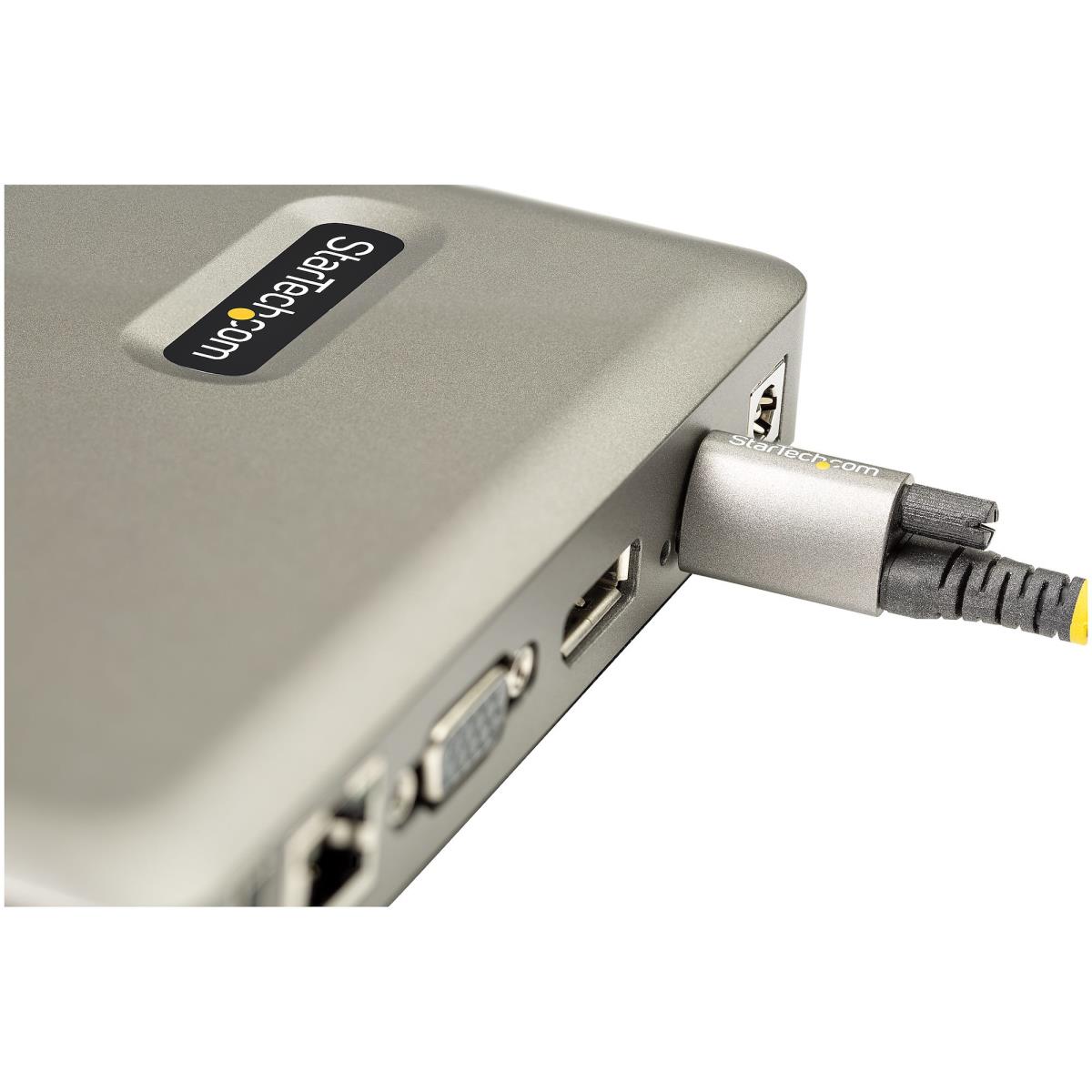 STARTECH.COM Docking Stations - USB C Dock DisplayPort 4k 30hz Or Vga/65w Pd/4-port USB Hub/gbe