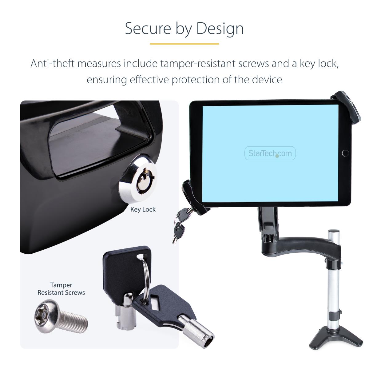 STARTECH.COM Vesa Mount Adapter For Tablet - 7.9 To 12.5in Display Anti-theft