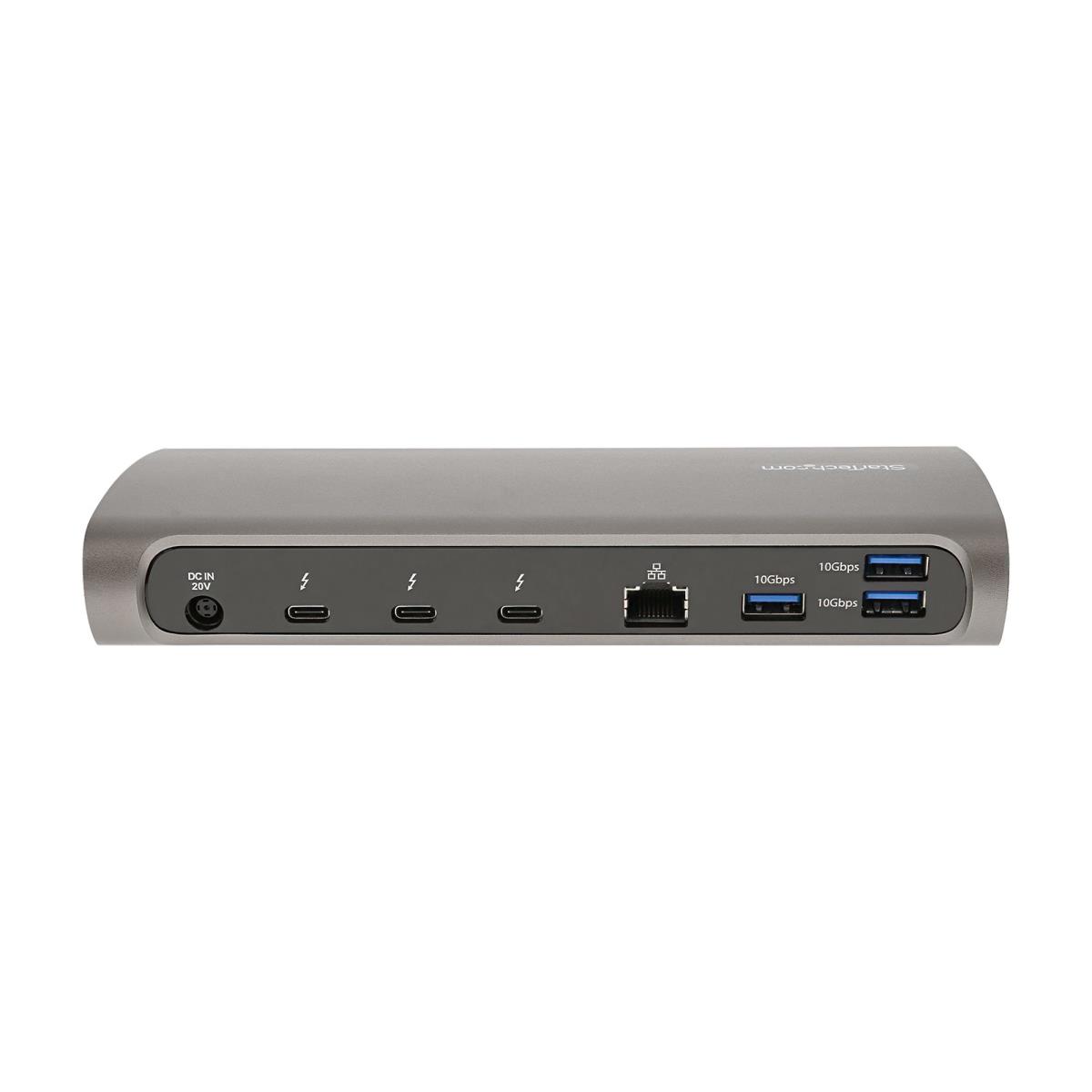 STARTECH.COM Thunderbolt 4 Dock 96w Dual 4k 60hz Or 1x8k 3xtb4 4xUSB-a