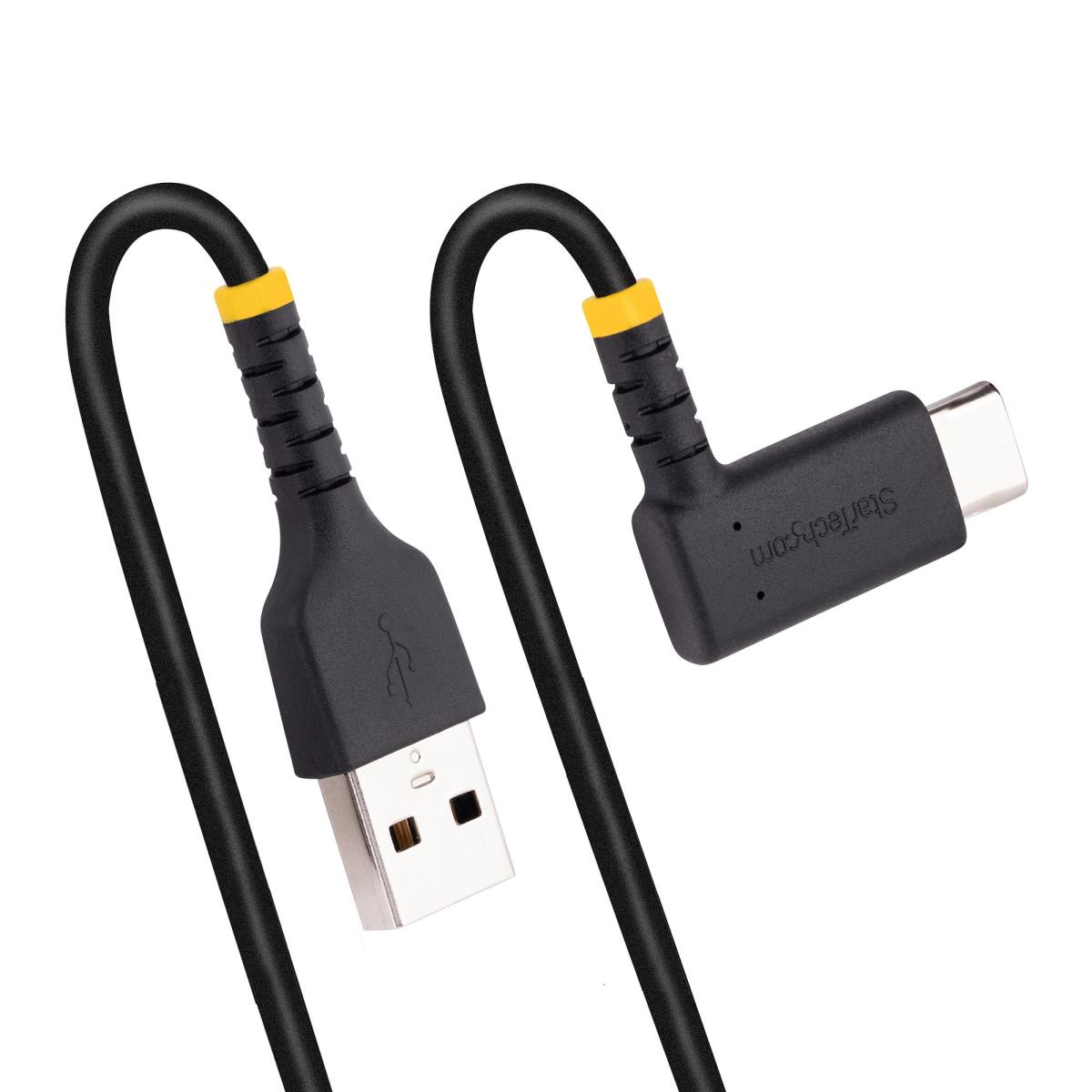 STARTECH.COM USB A To C Charging Cable Angled 15.24cm