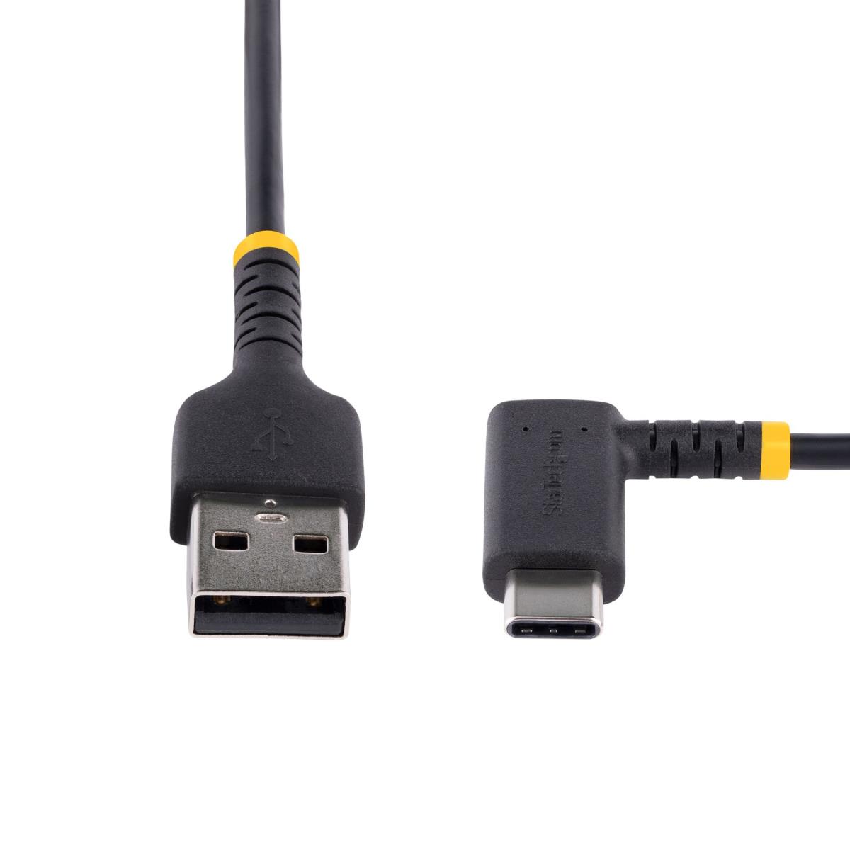 STARTECH.COM USB A To C Charging Cable Angled 15.24cm