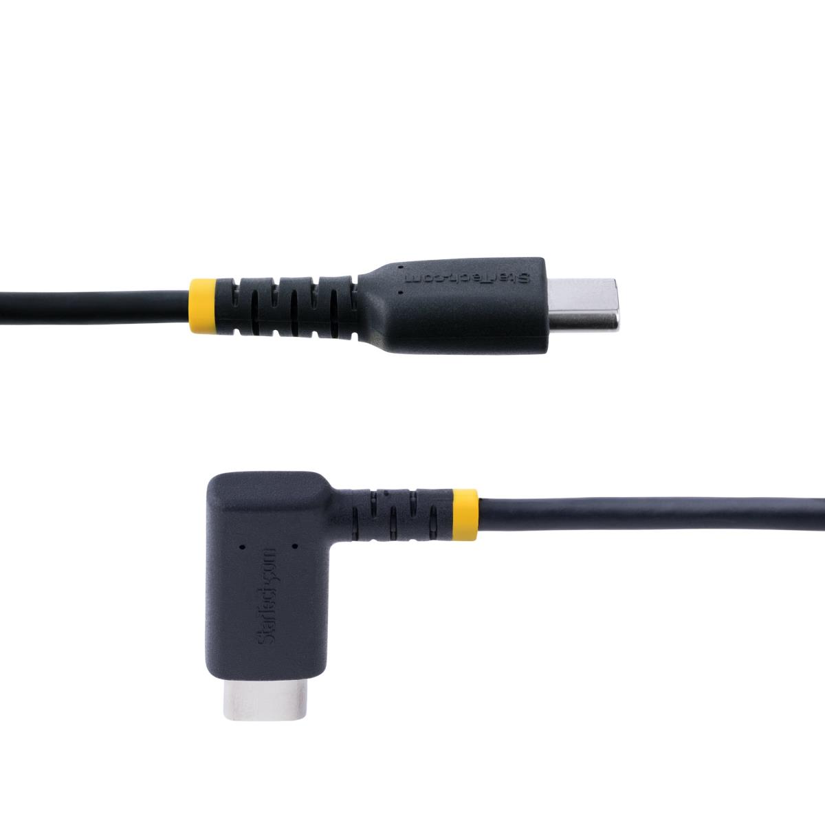 STARTECH.COM USB C Charging Cable Angled 60w Pd 2m