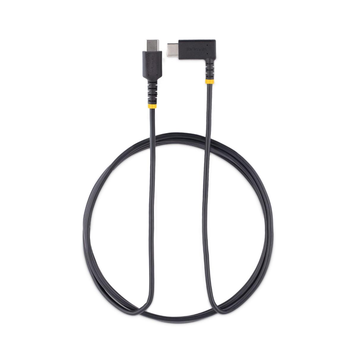 STARTECH.COM USB C Charging Cable Angled 60w Pd 2m