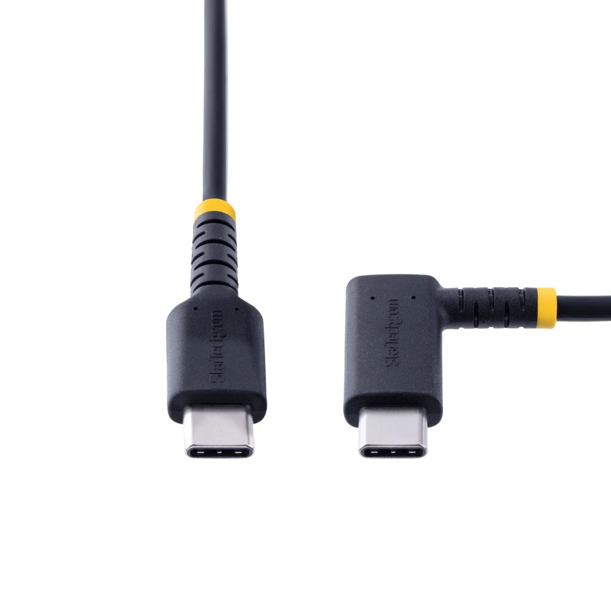 STARTECH.COM USB C Charging Cable Angled 60w Pd 2m