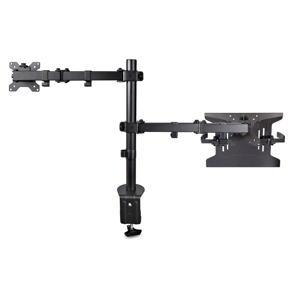 STARTECH.COM Monitor Arm With Laptop Tray Adjustable