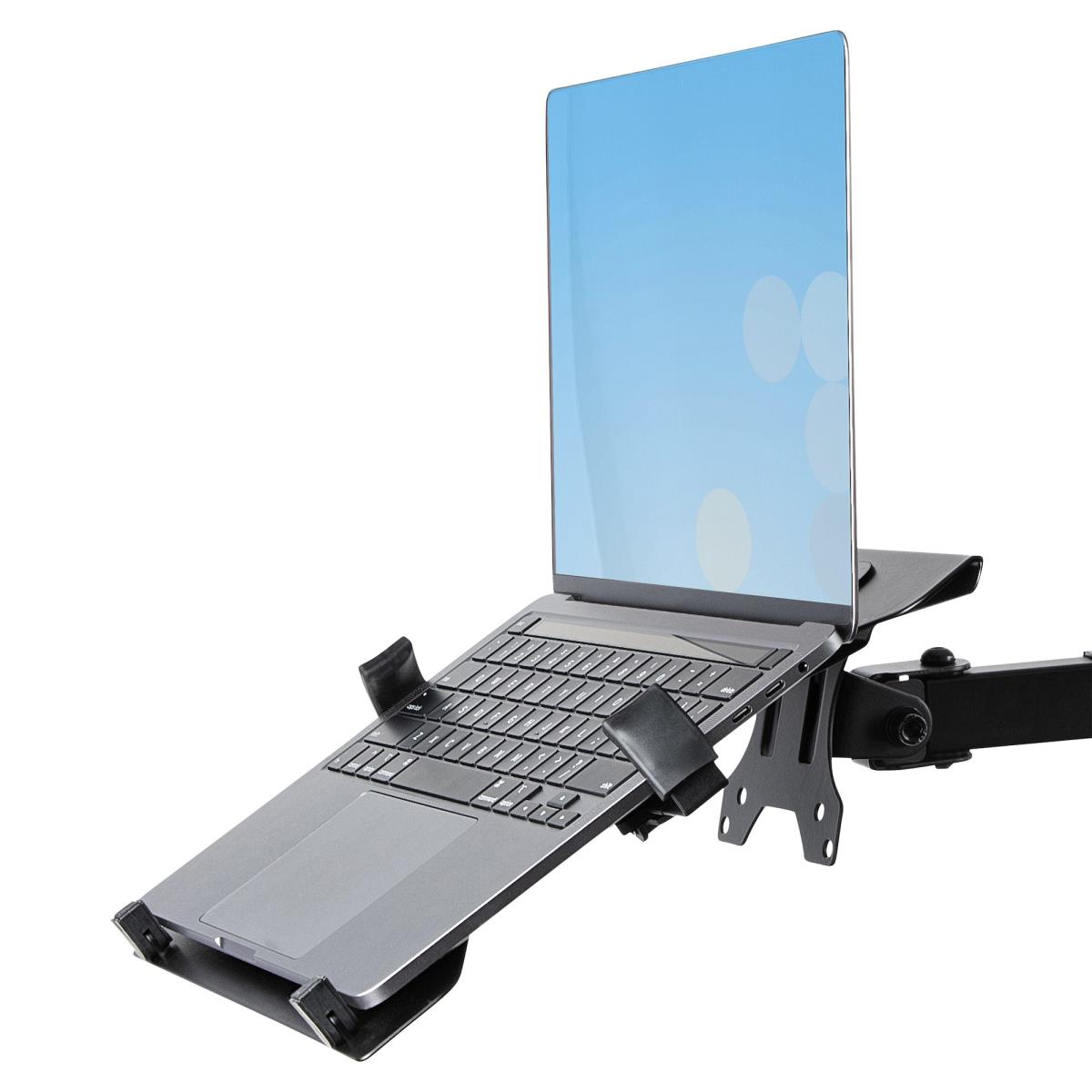 STARTECH.COM Monitor Arm With Laptop Tray Adjustable