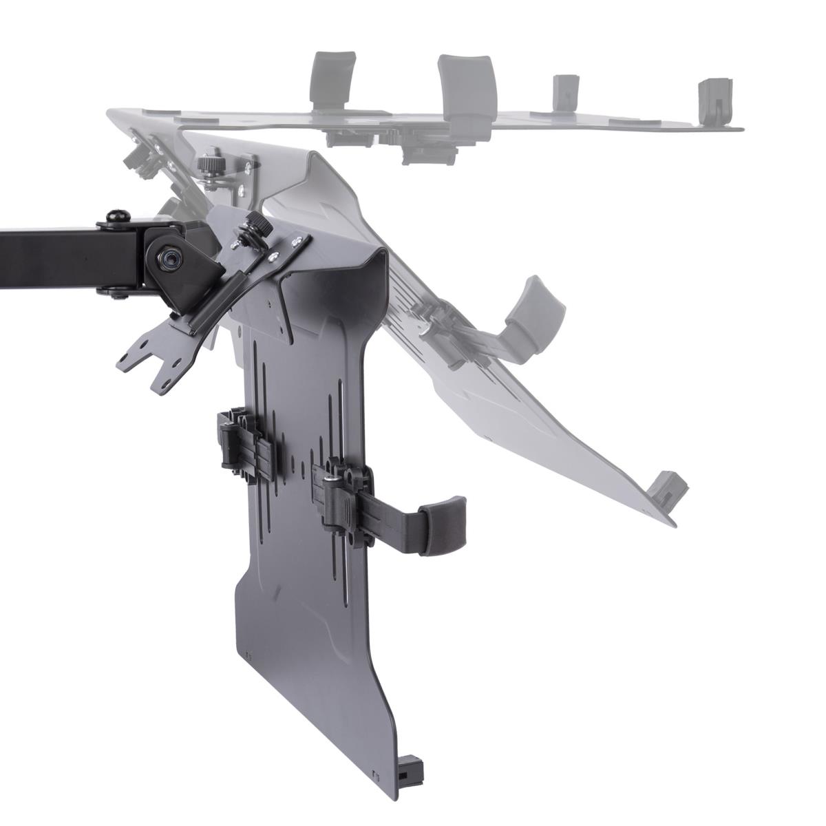 STARTECH.COM Monitor Arm With Laptop Tray Adjustable