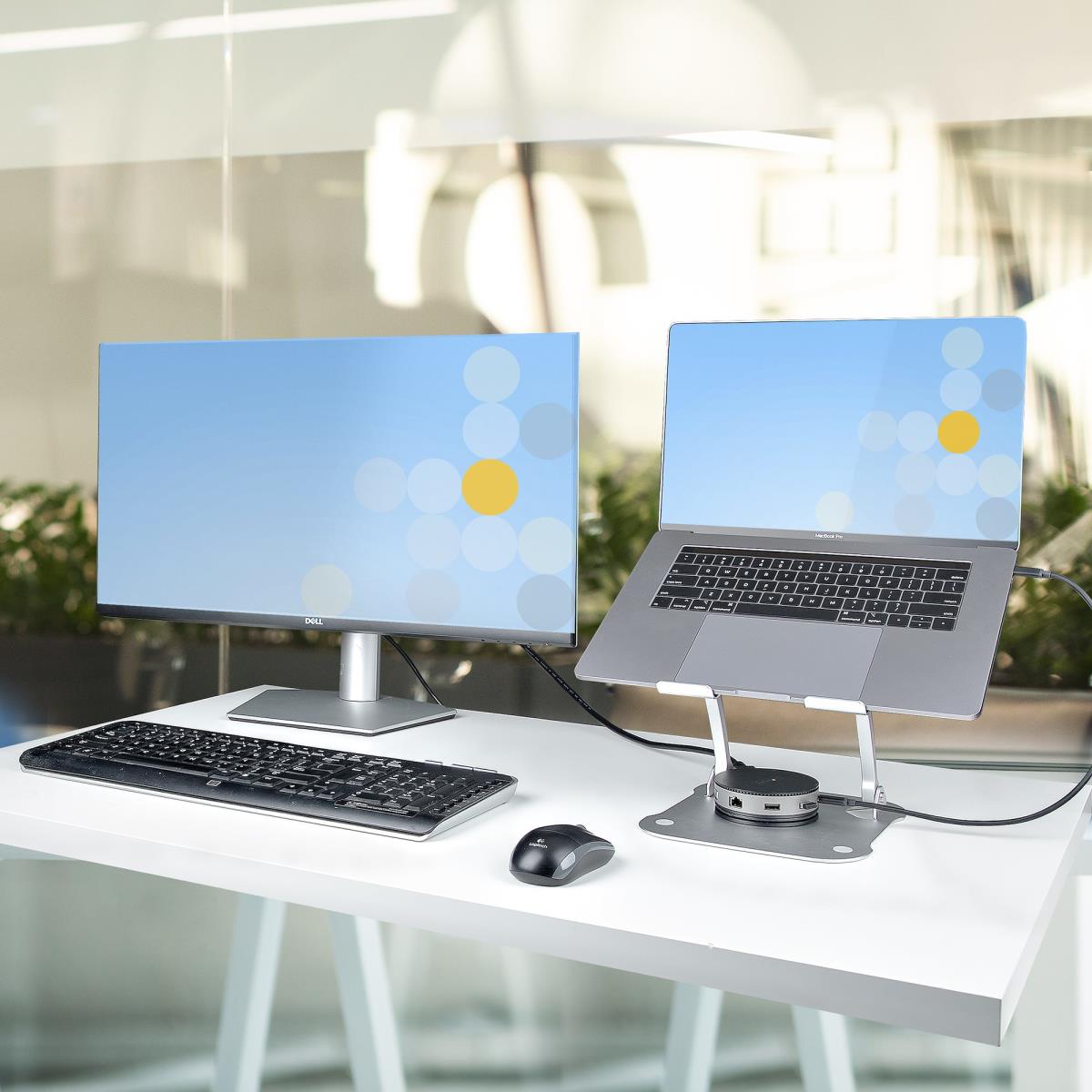 STARTECH.COM Laptop Stand For Desk Adjustable Height