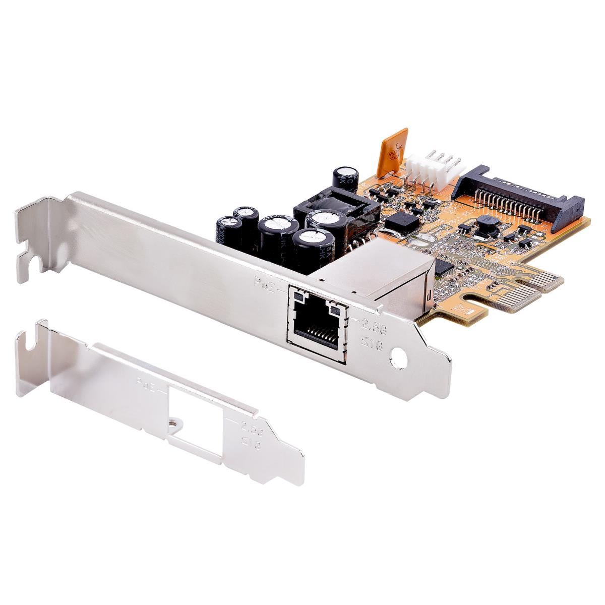 STARTECH.COM Network Card - 1 Port 2.5gbps Poe Pcie Ethernet Card W/rj45 30w 802.3at Poe Nic For Desktops/ser