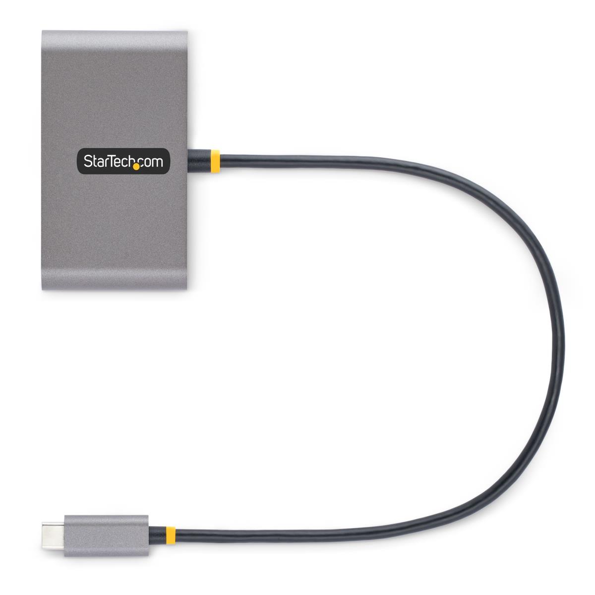 STARTECH.COM USB-c Hub Adapter - 4-port USB Portable Hub W/ USB-c Charging