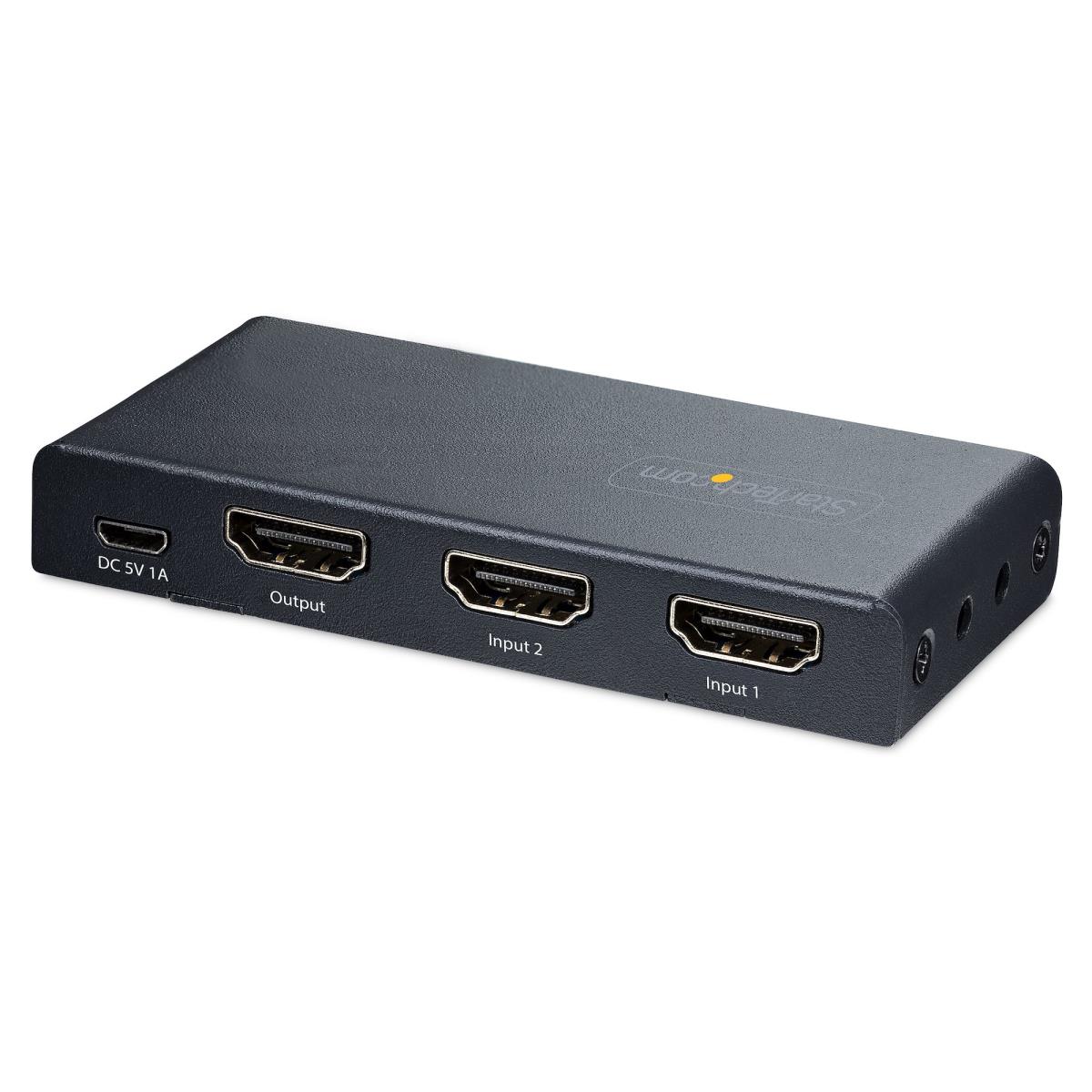 STARTECH.COM Hdmi Switch - 2-port 8k 60hz Hdmi 2.1 Auto Switcher