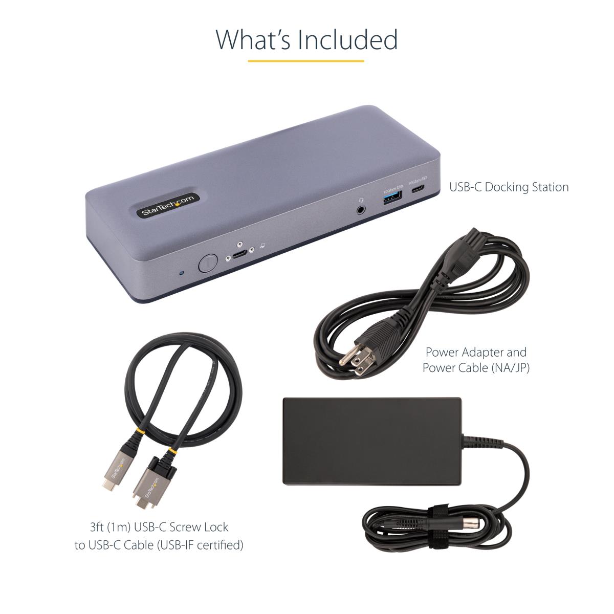 STARTECH.COM USB-c Docking Station - USB-c Hdmi Hub - 7 Port USB Dock