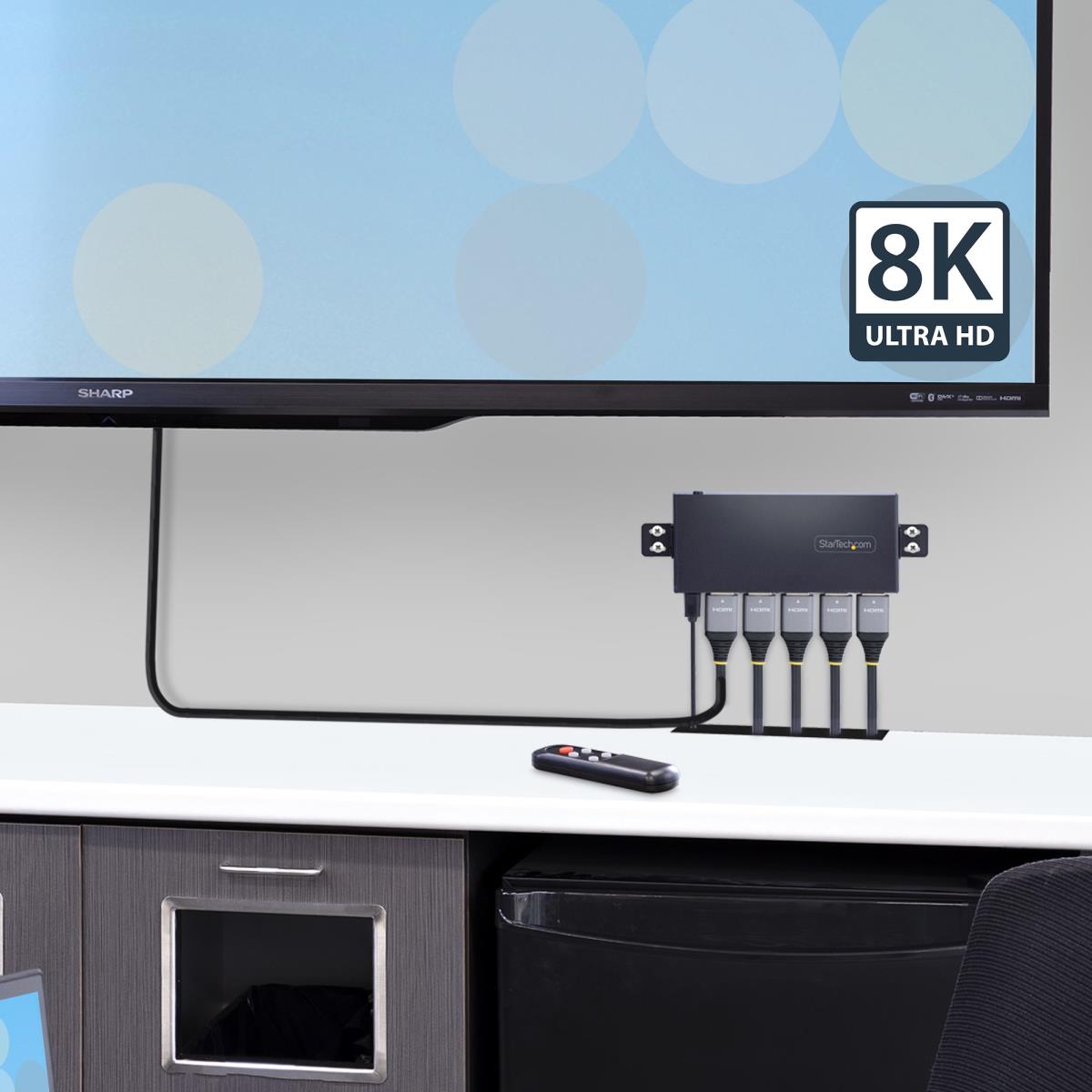 STARTECH.COM Hdmi Switch - 4-port 8k Hdmi 2.1 Switcher