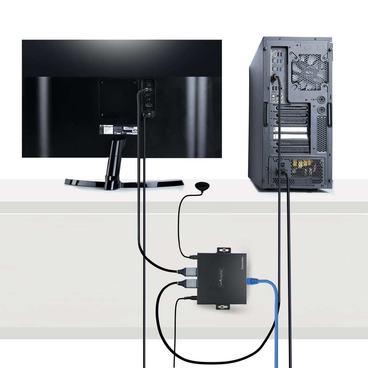 STARTECH.COM Hdmi Extender - 4k 60hz Hdmi Over CAT6 Cabling