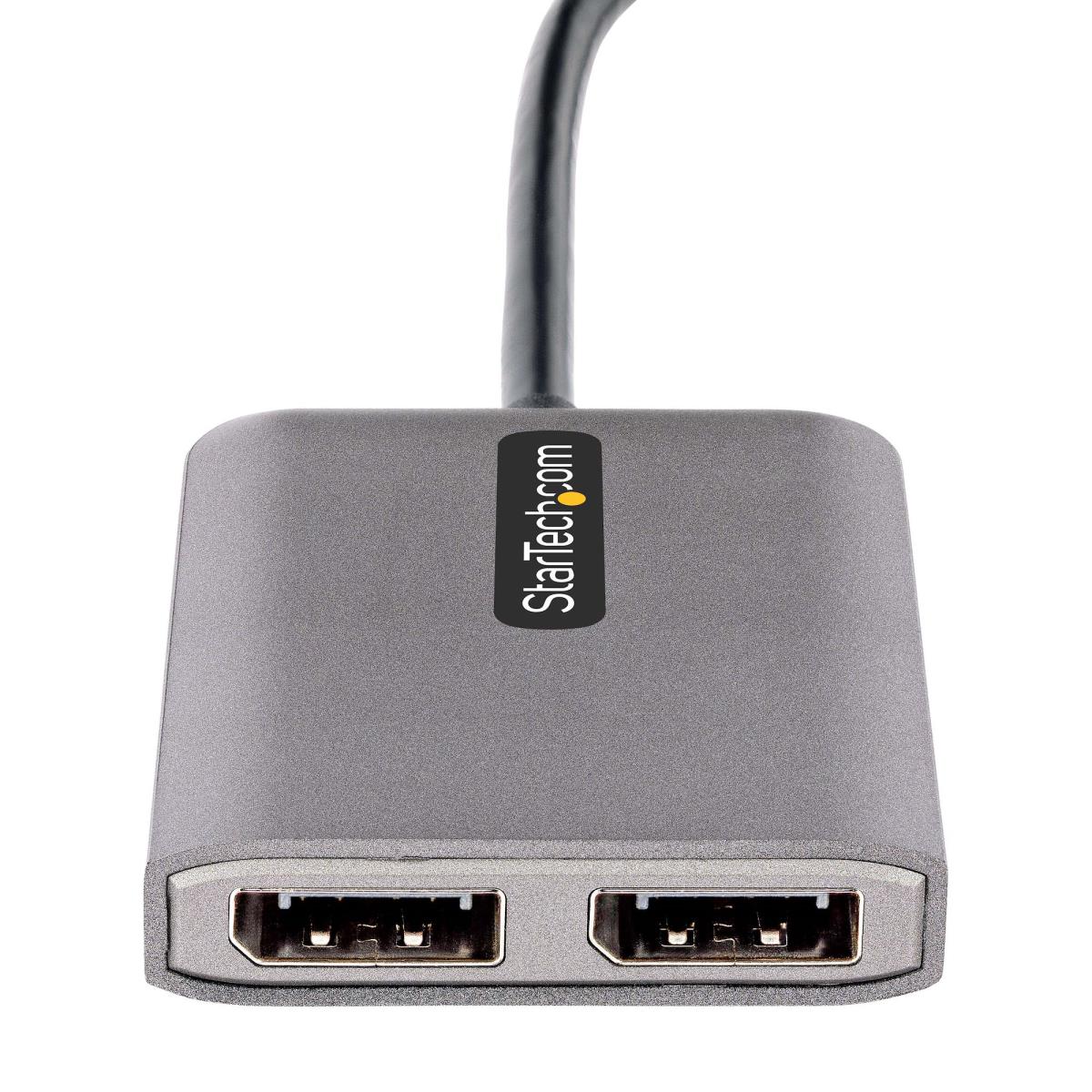 STARTECH.COM USB-c Mst Hub - 2-port 4k60hz - Dual-monitor Adapter Windows