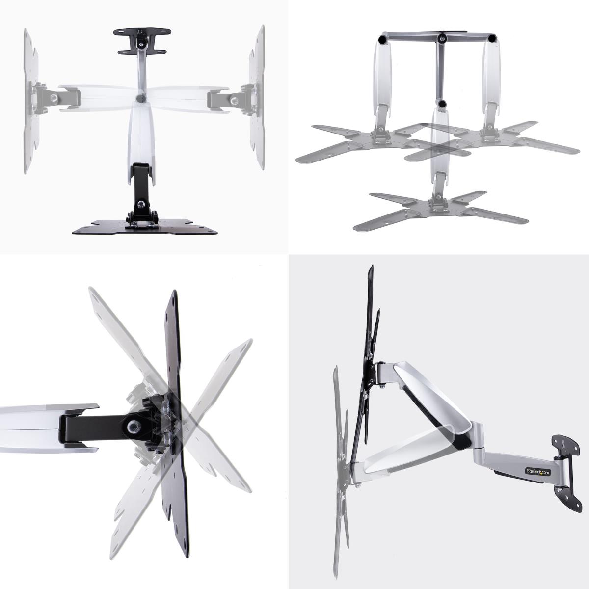 STARTECH.COM Vesa Tv Wall Mount Full Motion - Tv Mount For 23in - 55in
