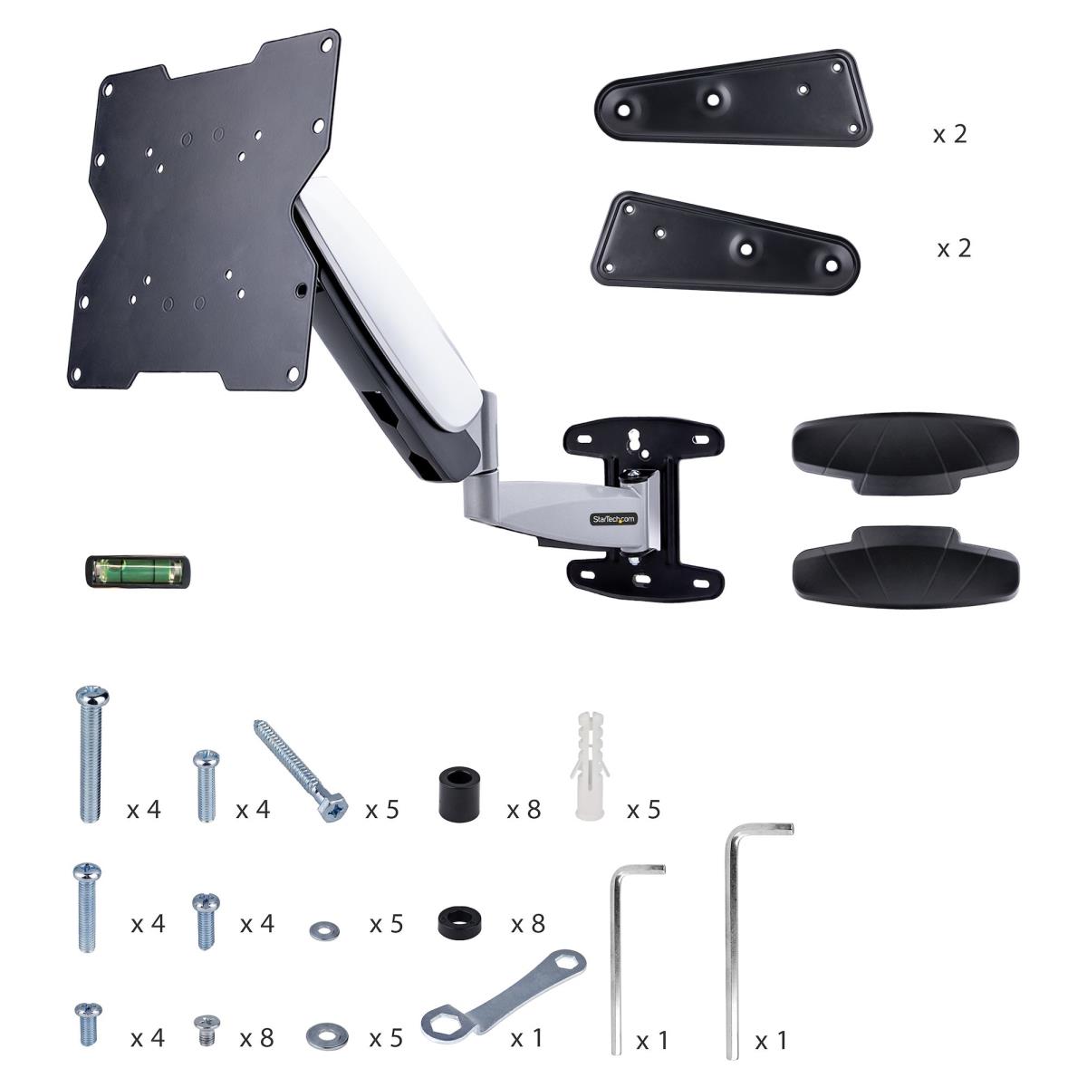 STARTECH.COM Vesa Tv Wall Mount Full Motion - Tv Mount For 23in - 55in