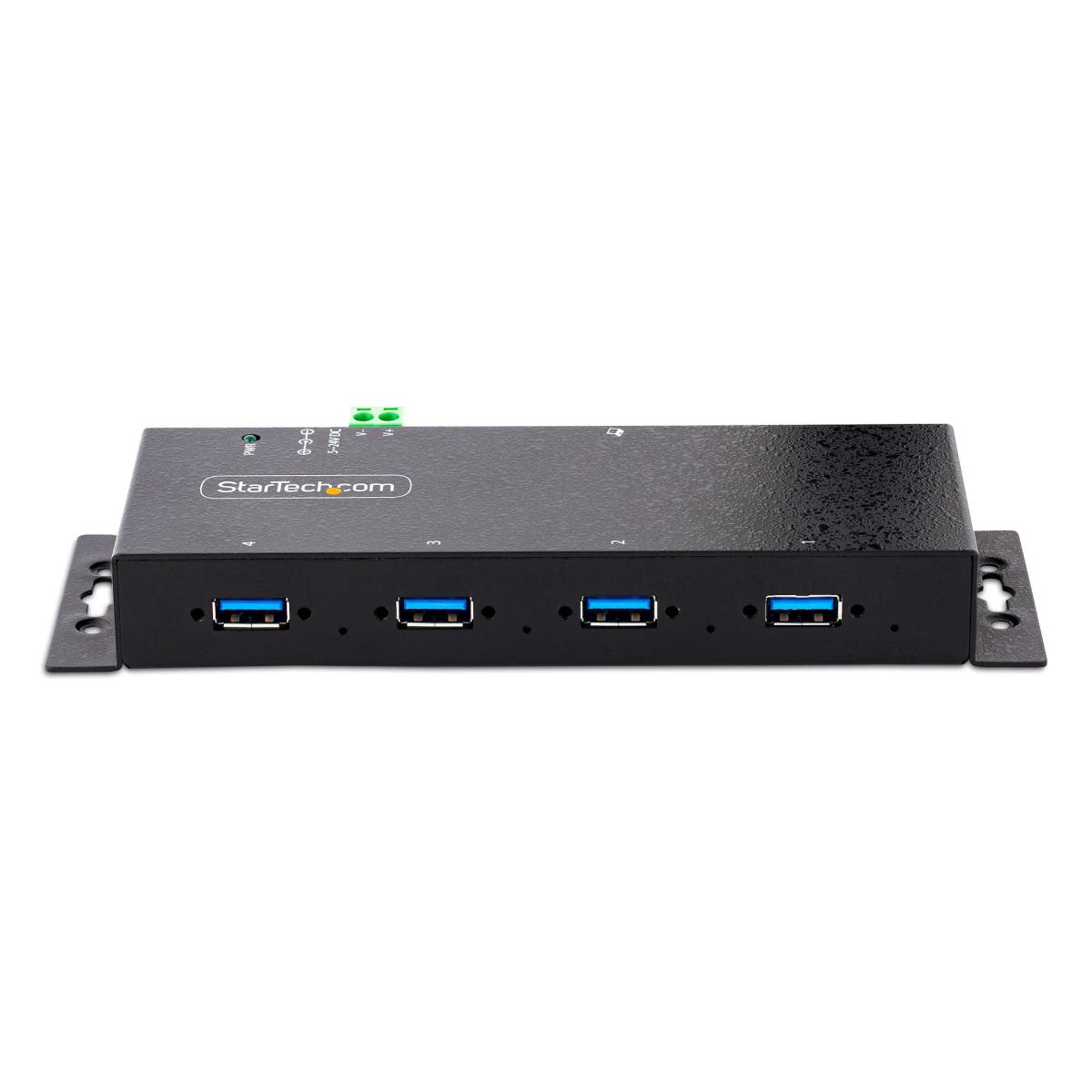 STARTECH.COM Industrial USB Hub - 4-port 5gbps USB-a Hub W/ Esd Protection