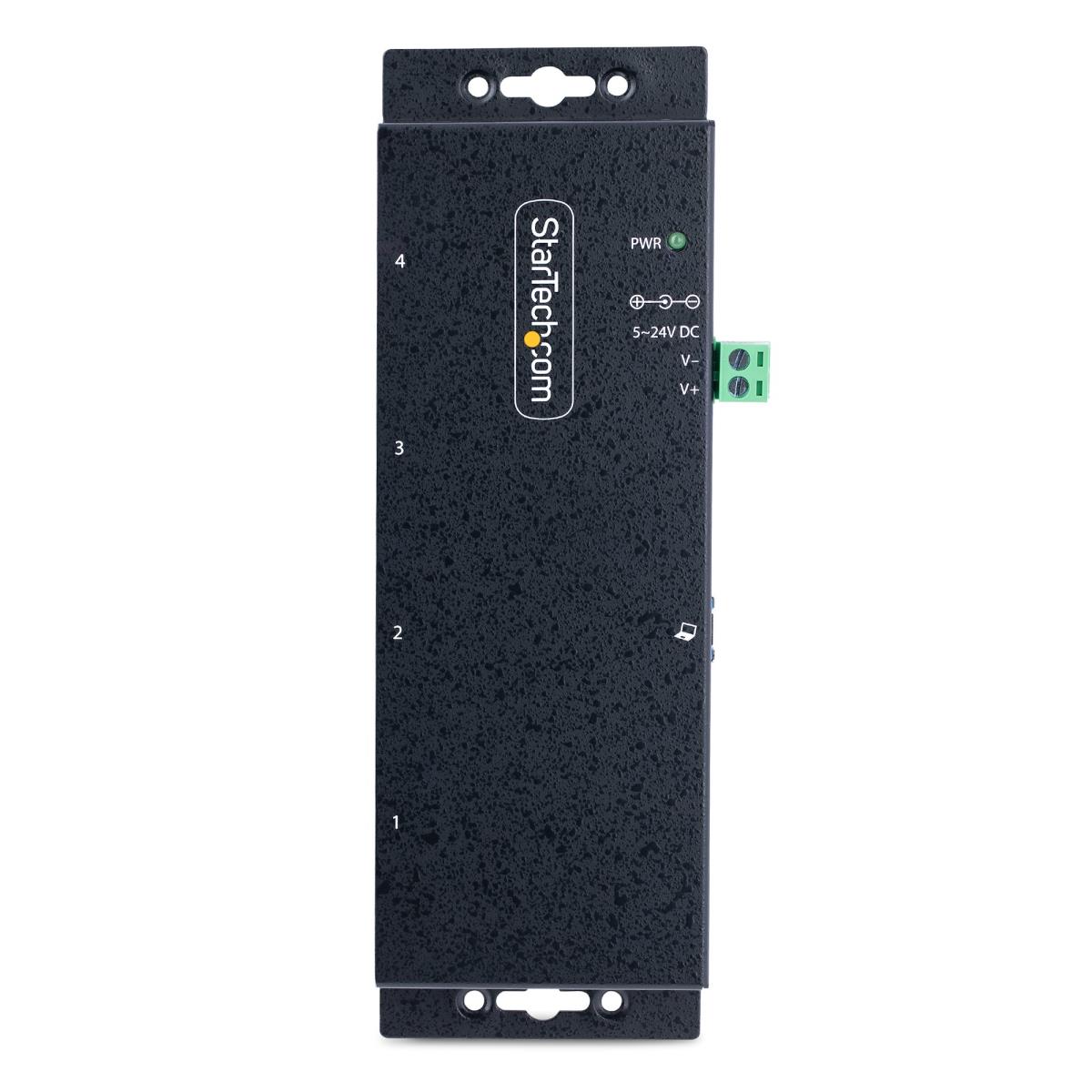 STARTECH.COM Industrial USB Hub - 4-port 5gbps USB-a Hub W/ Esd Protection