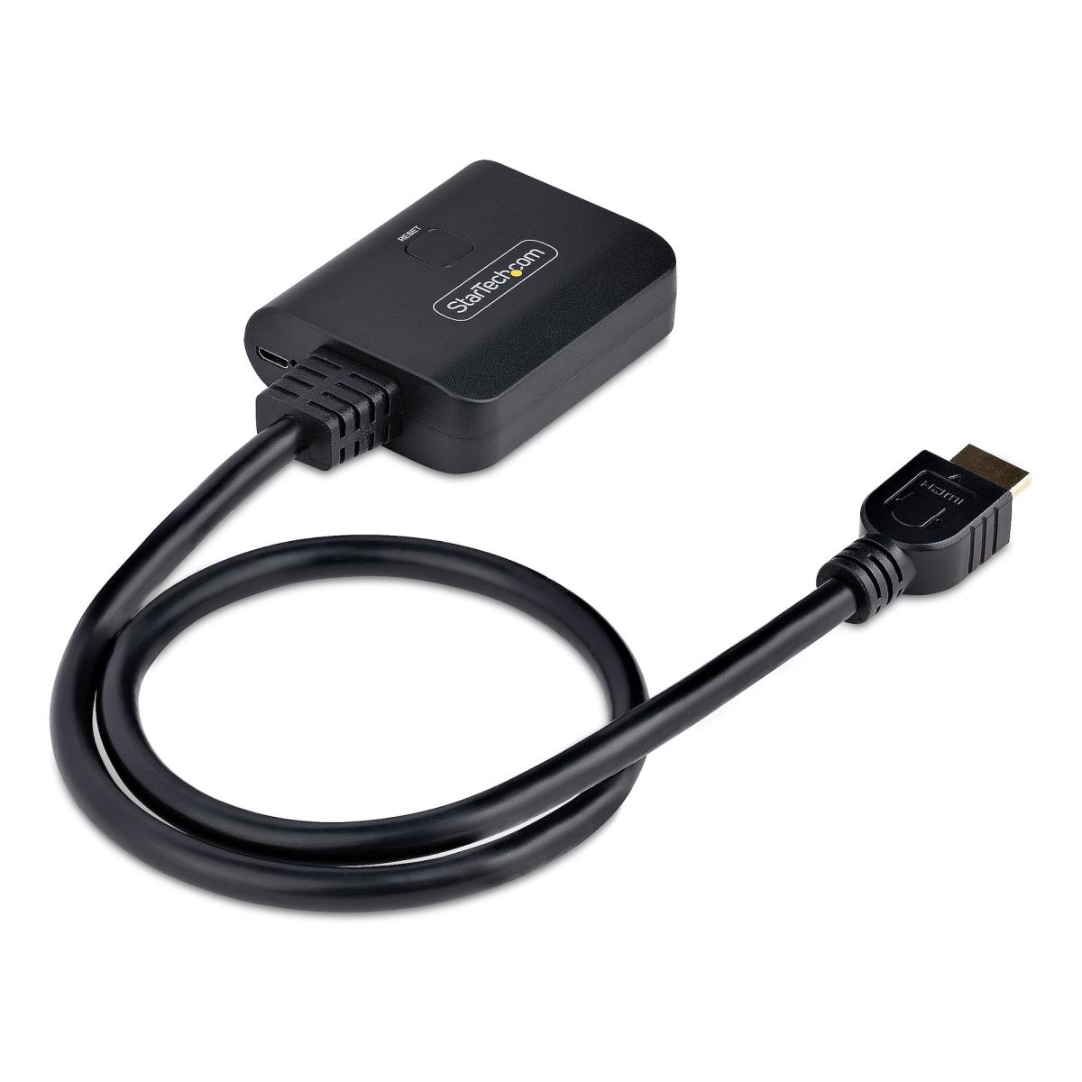 STARTECH.COM Hdmi Splitter - 2-port 1in 2 Out 4k Hdmi 2.0 Display/output Split
