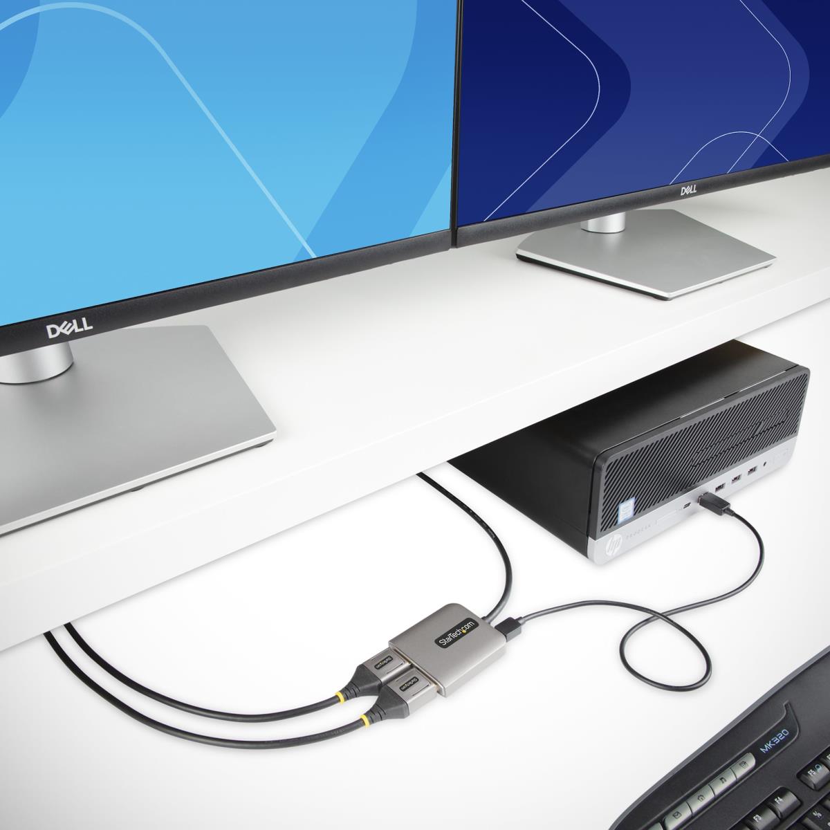 STARTECH.COM DisplayPort Mst Hub 2-port - Dual-monitor Adapter Windows