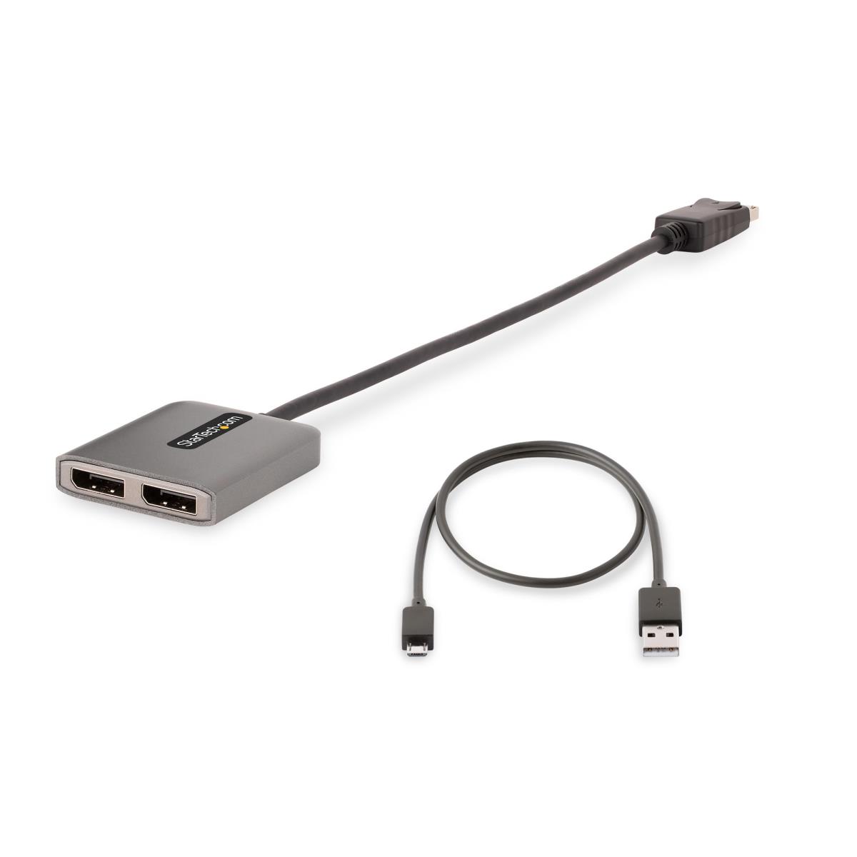 STARTECH.COM DisplayPort Mst Hub 2-port - Dual-monitor Adapter Windows