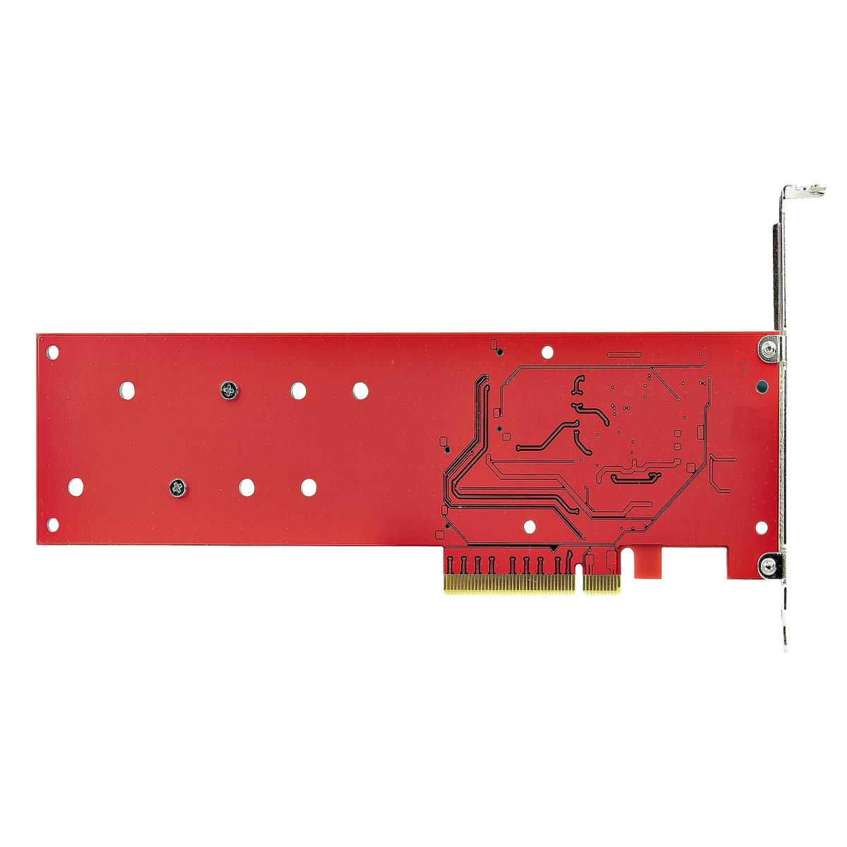 STARTECH.COM Pci-e M.2 Adapter - Pci-e X8x16 To Dual Nvme M.2 SSD