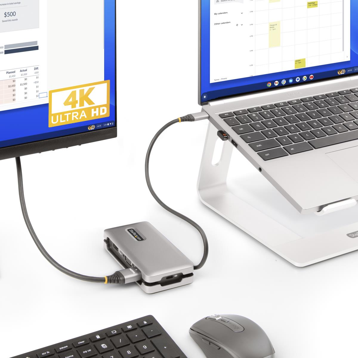 STARTECH.COM USB-c Multiport Adapter Hdmi Vga Type-c Laptop Docking Station