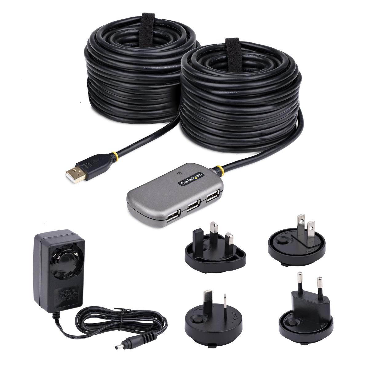 STARTECH.COM USB Extender Hub (24m) - USB 2.0 Extension Cable W/ USB Hub